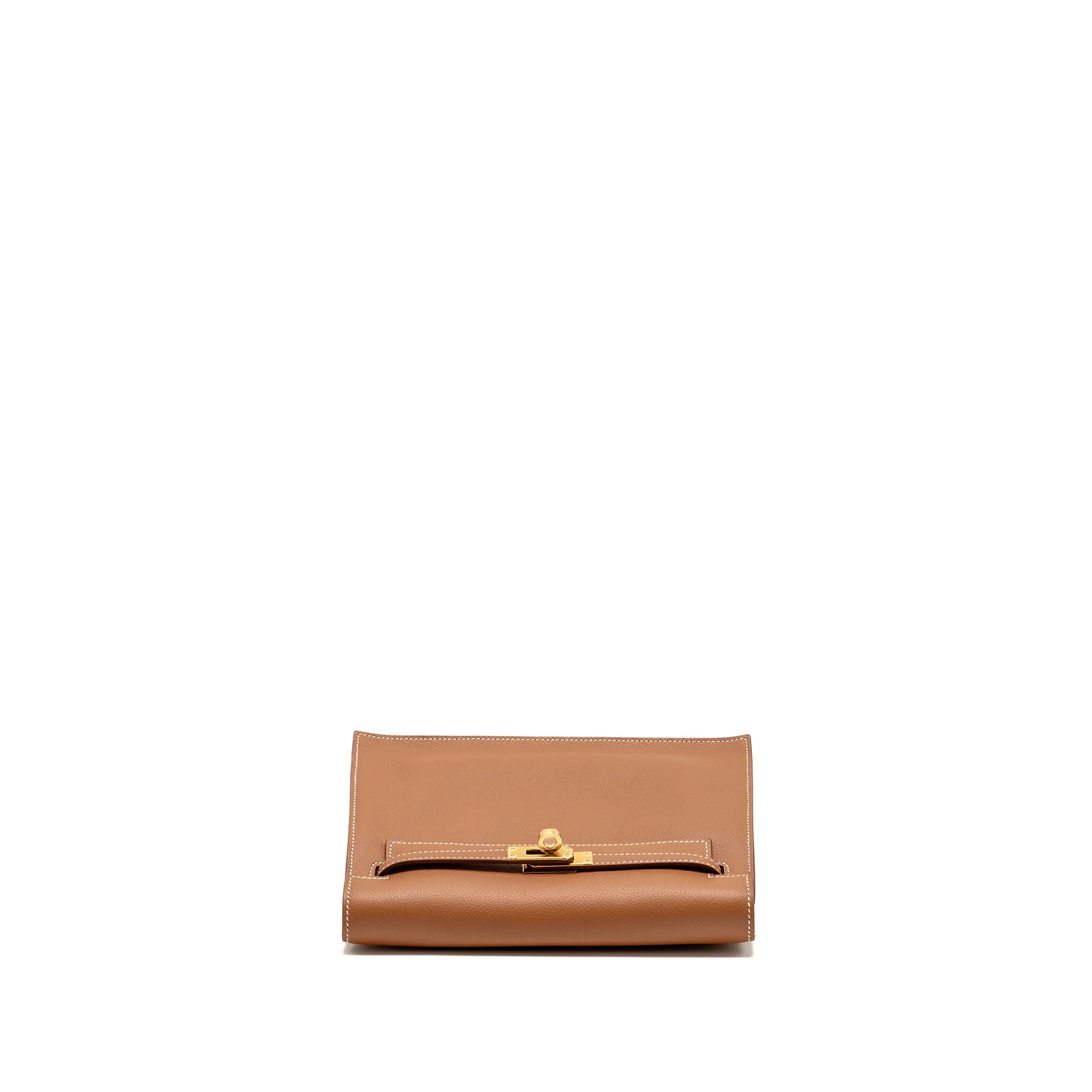 Hermes Kelly Danse Evercolor Gold GHW Stamp K - Image 5