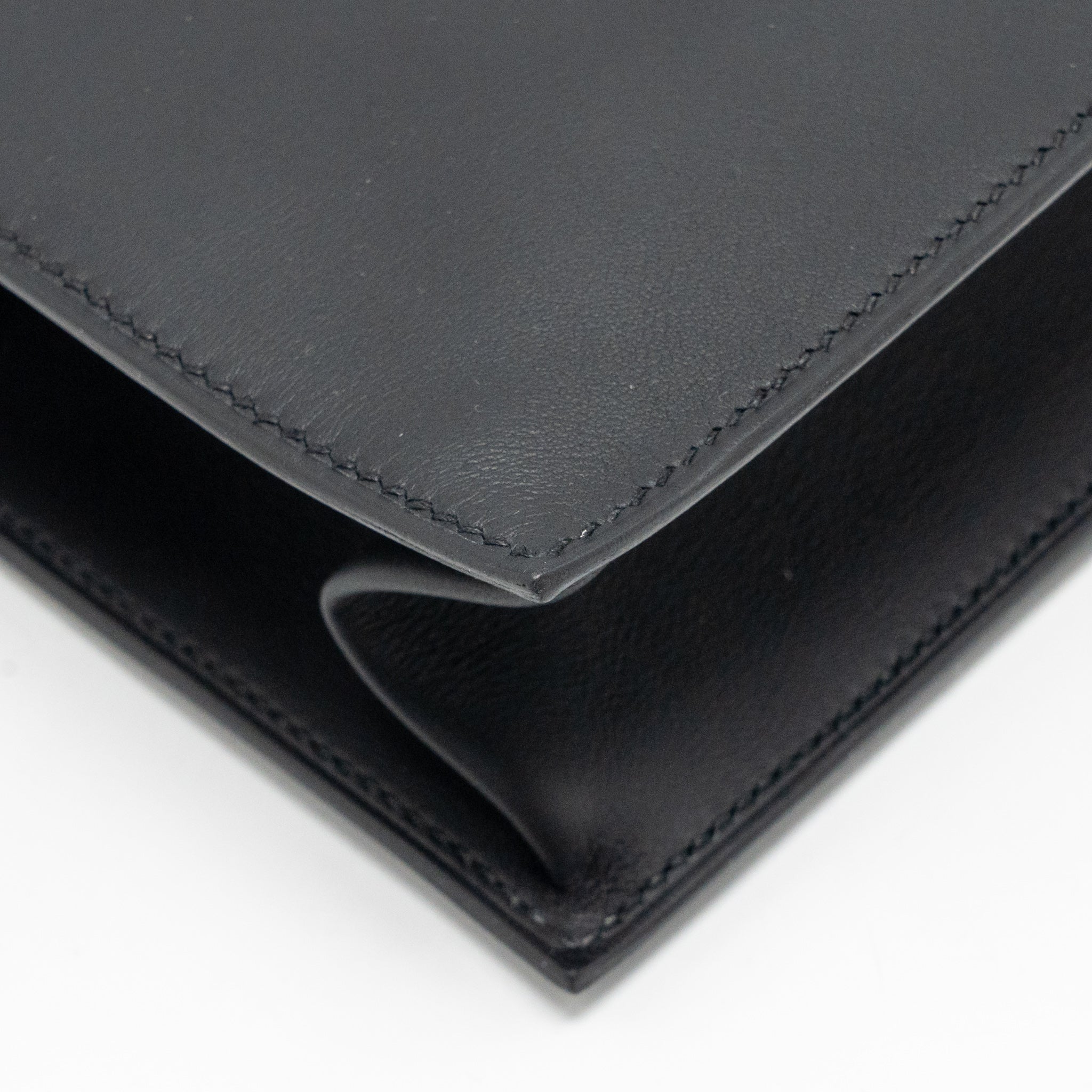 Hermes Kelly Danse Swift Black SHW Stamp K - Image 9
