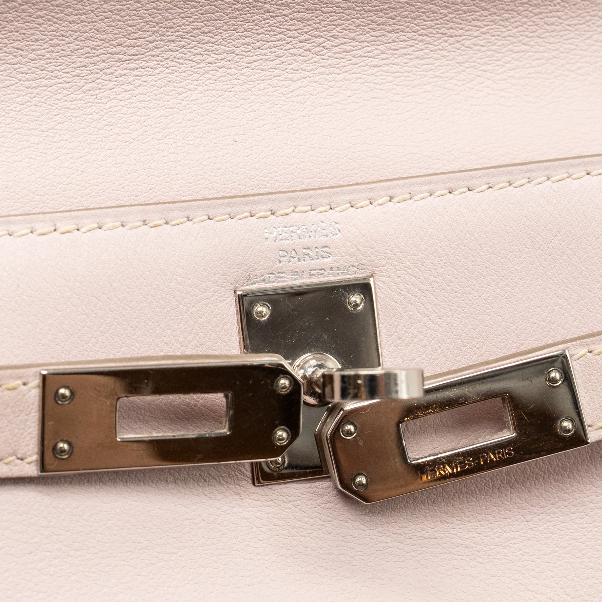 Hermes Kelly Danse Swift Rose Dragee SHW Stamp Sqaure L - Image 14