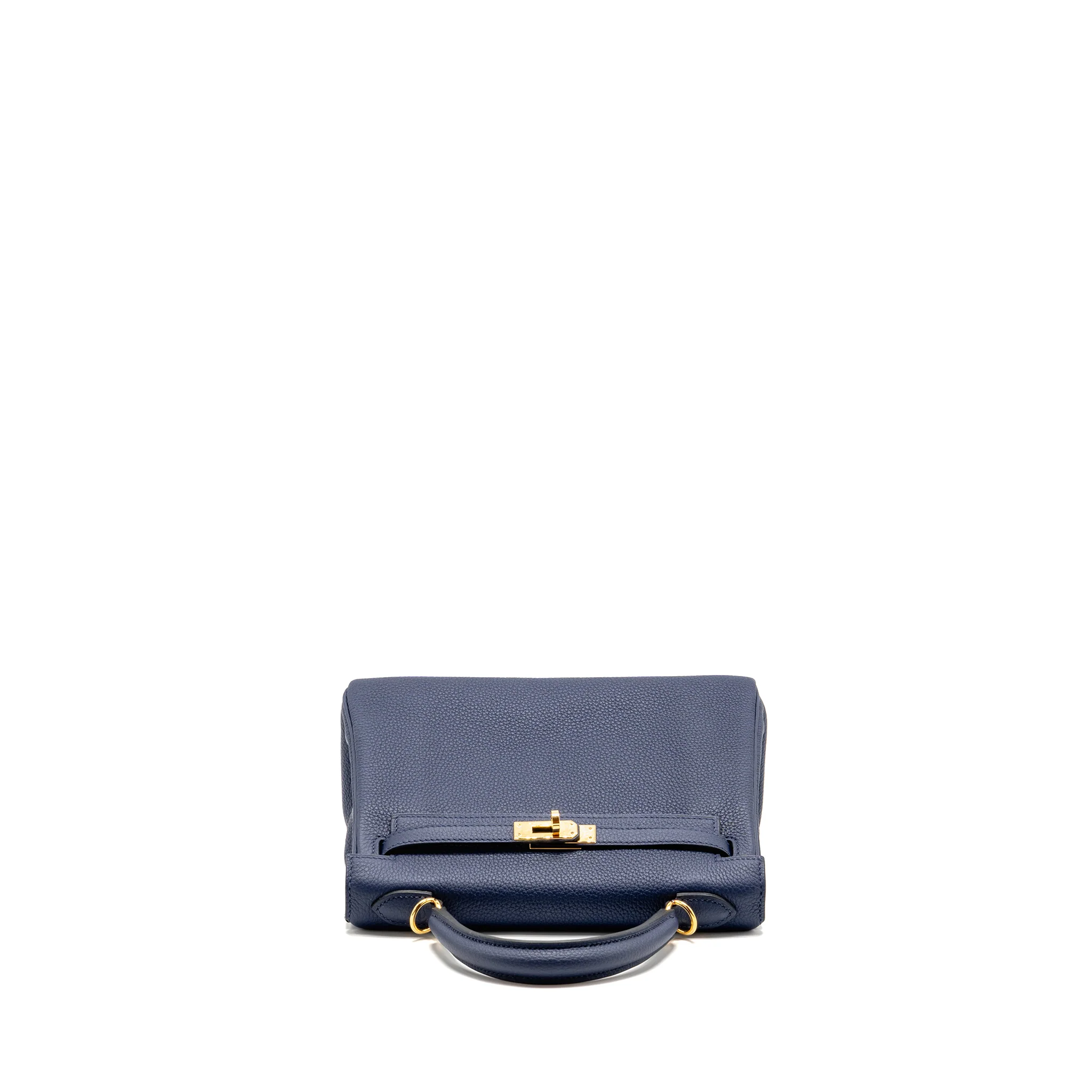 Hermes Kelly 25 Togo Bleu Saphir GHW Stamp Z - Image 5