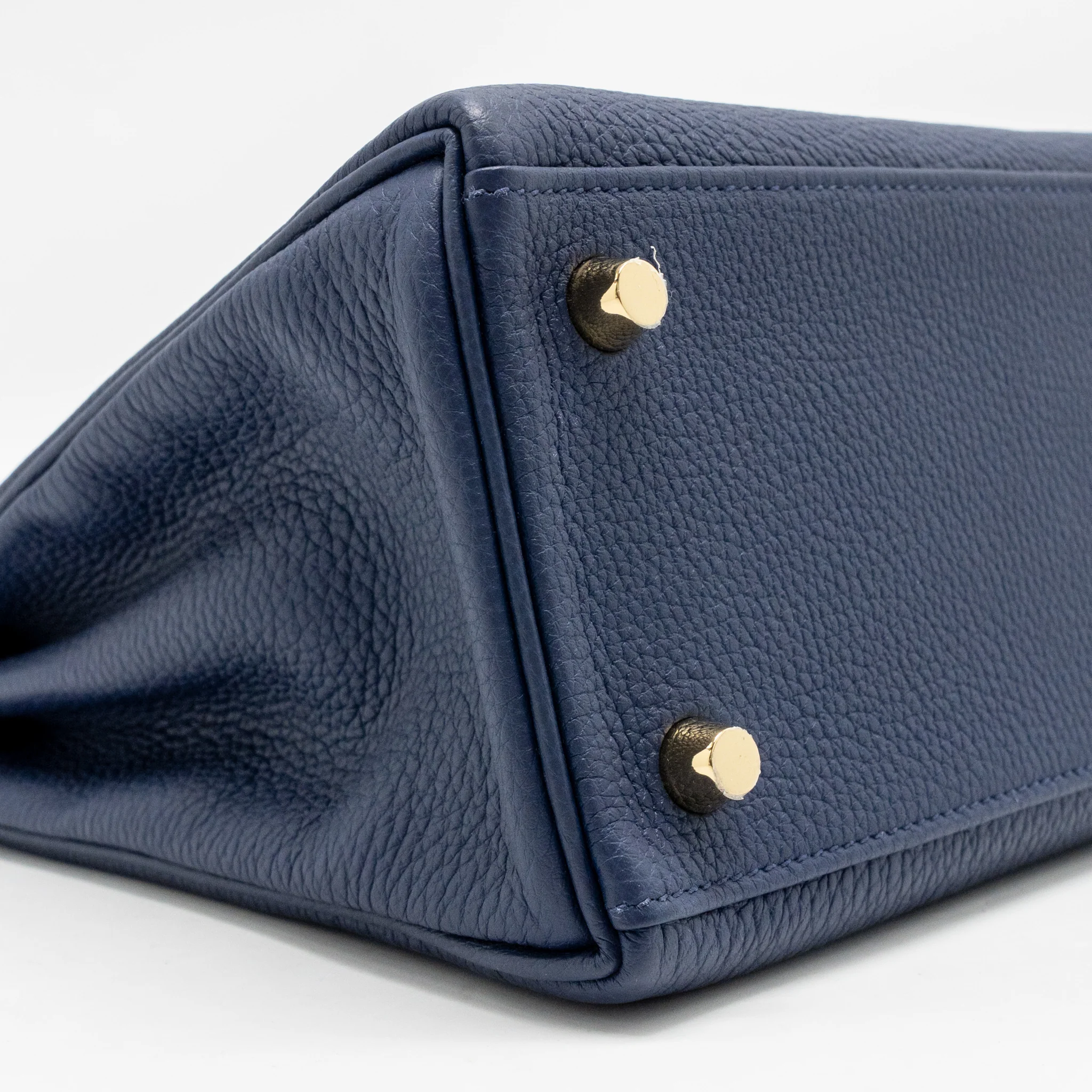 Hermes Kelly 25 Togo Bleu Saphir GHW Stamp Z - Image 7