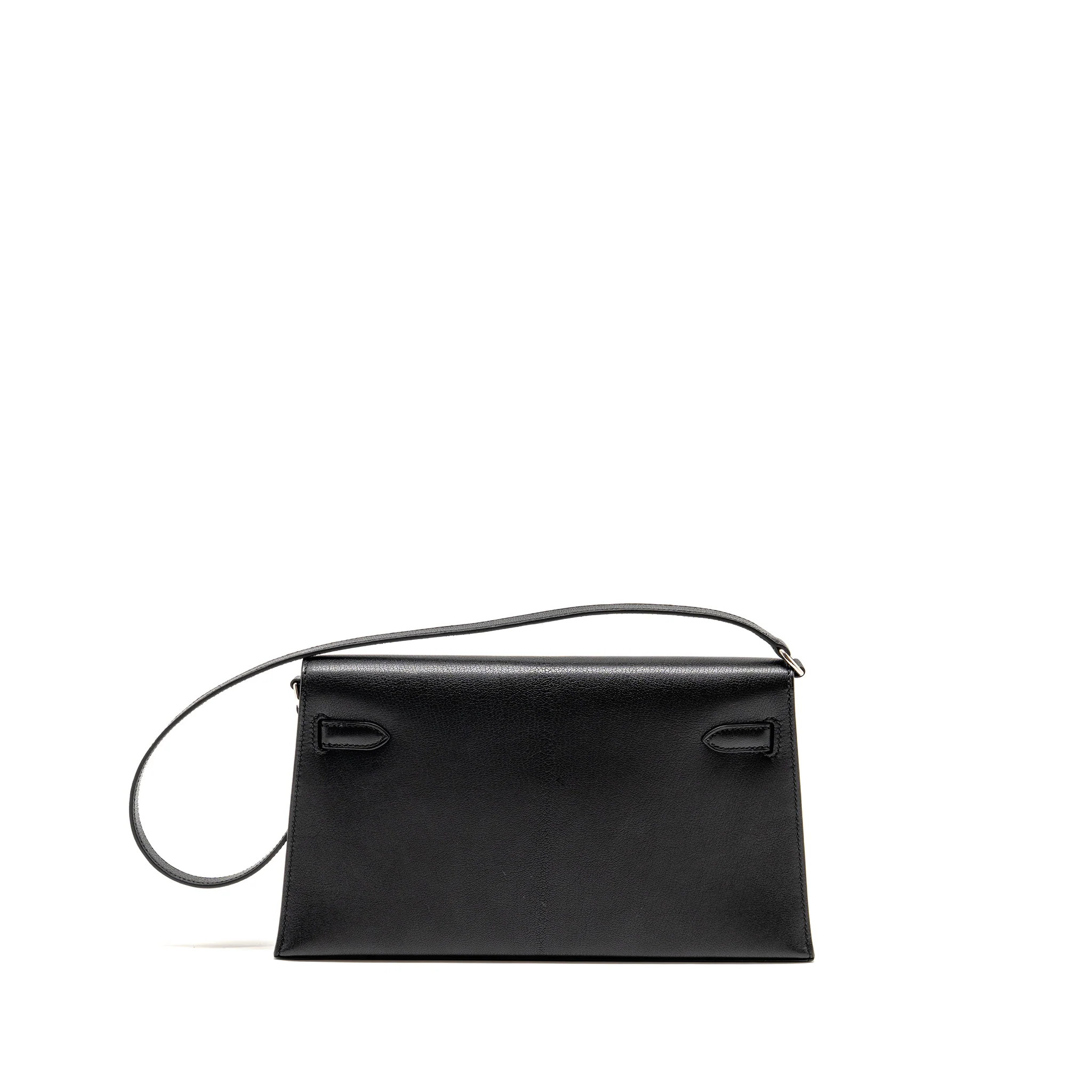 Hermes Kelly Elan Chèvre Chamkila Black SHW Stamp B - Image 2