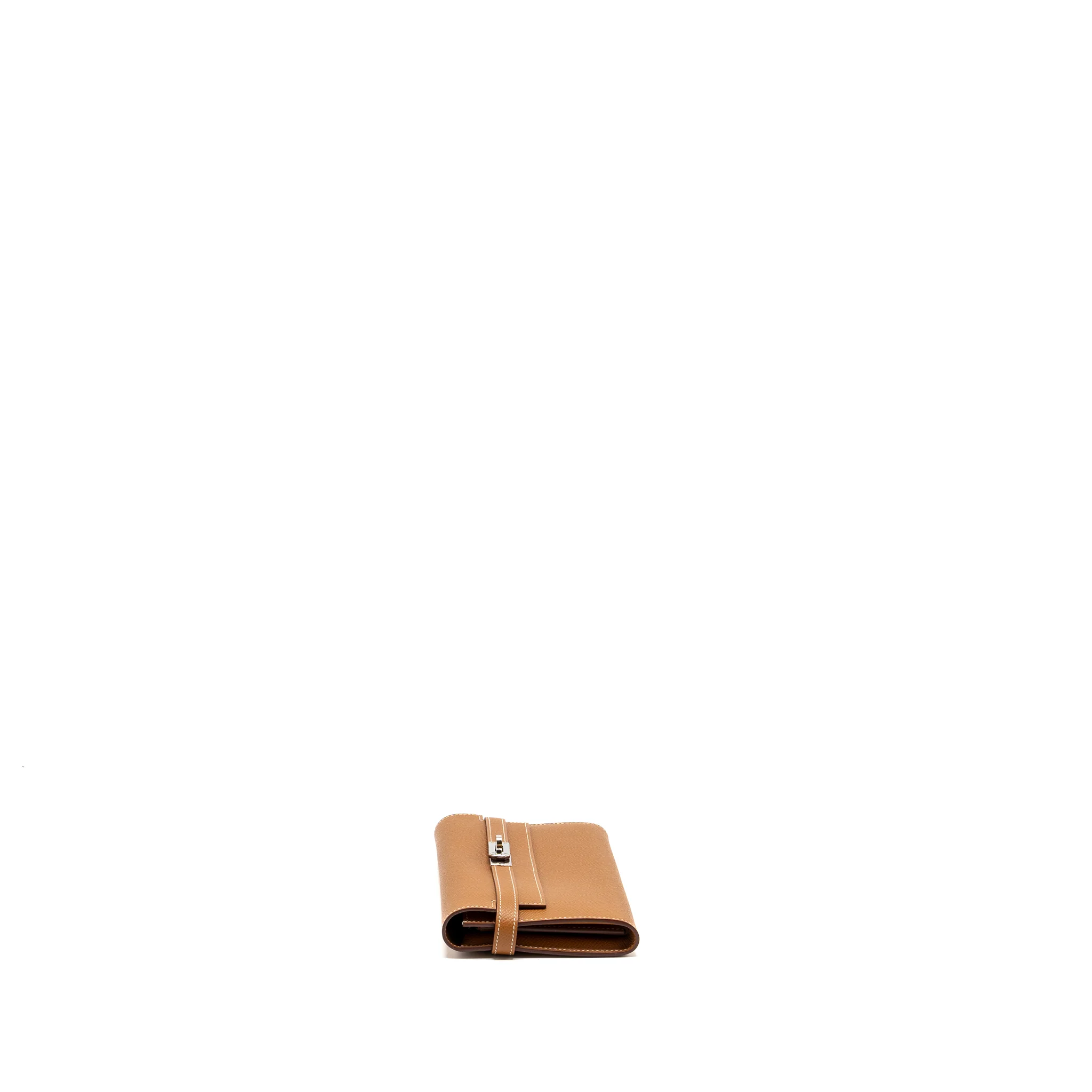 Hermes Kelly Long Wallet Epsom Gold SHW Stamp D - Image 3