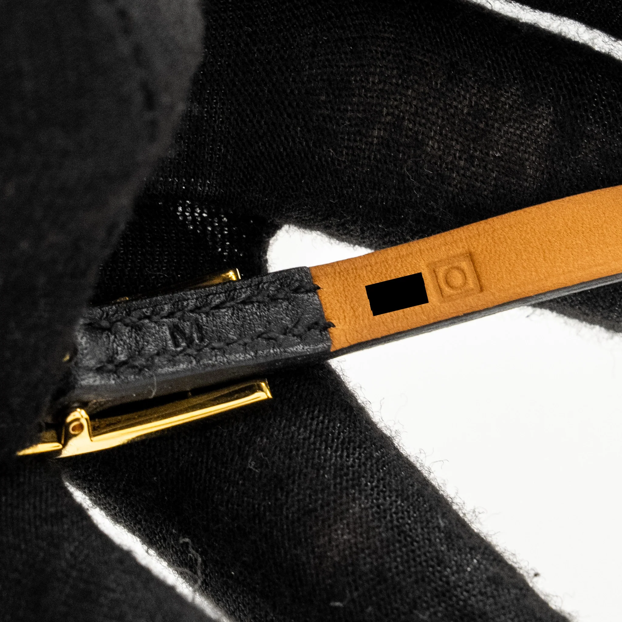 Hermes Size M Hapi 3 Bracelet Black GHW - Image 4
