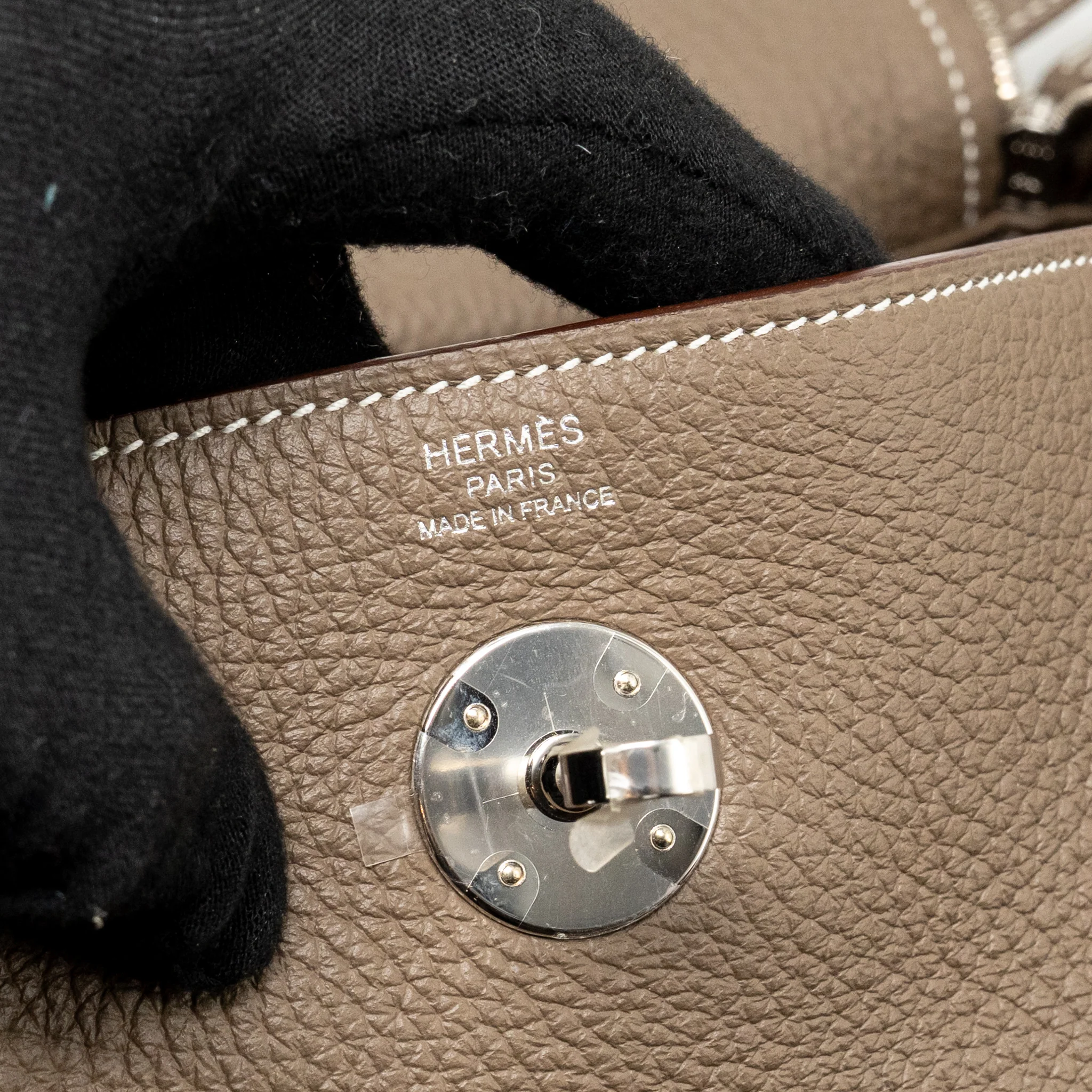 Hermes Lindy 26 Clemence Etoupe SHW Stamp Y - Image 15
