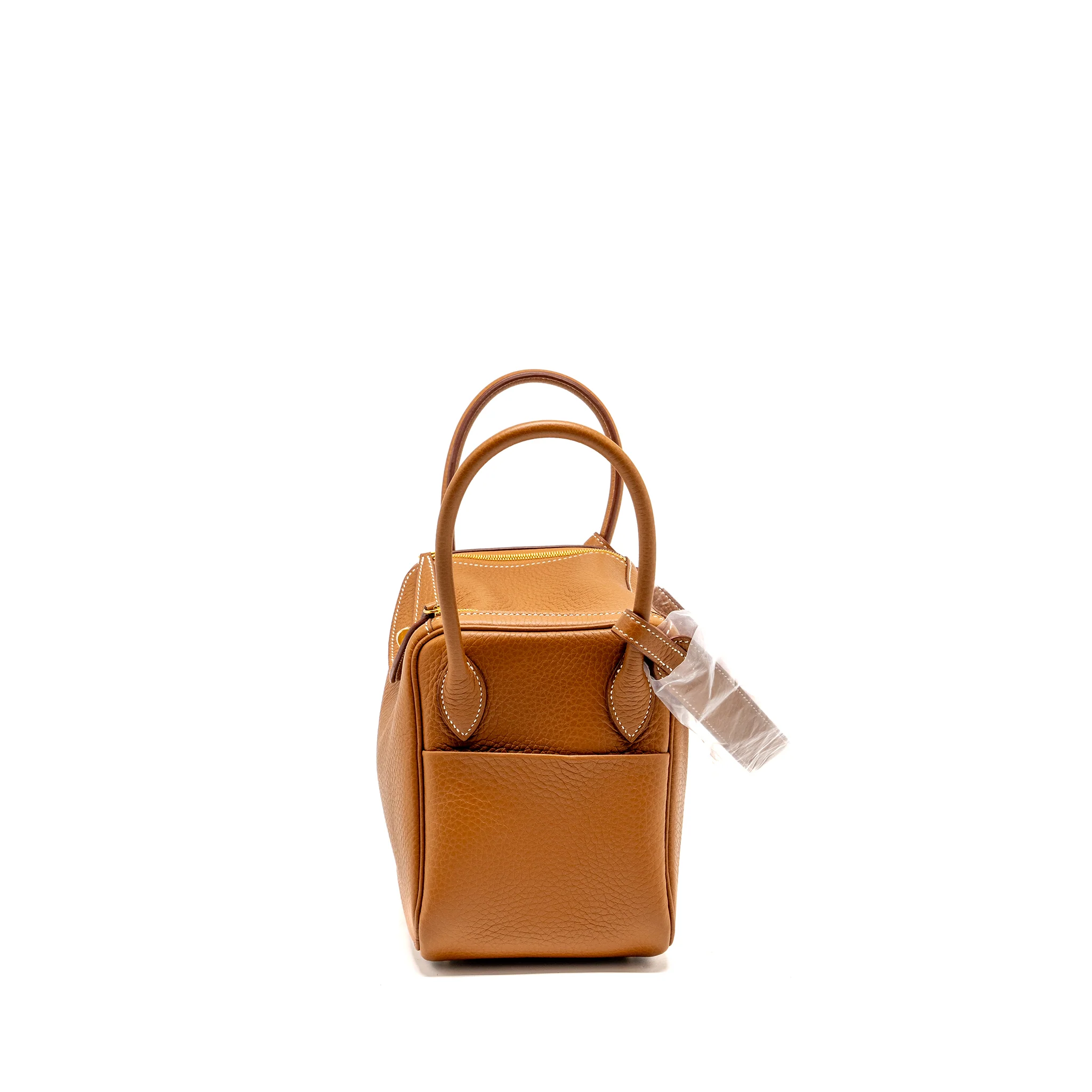 Hermes Lindy 26 Clemence Gold GHW Stamp U - Image 3