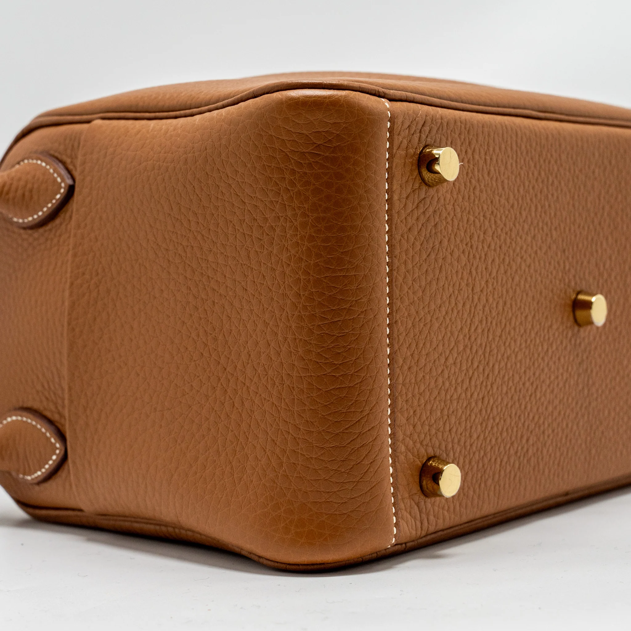 Hermes Lindy 26 Clemence Gold GHW Stamp U - Image 7