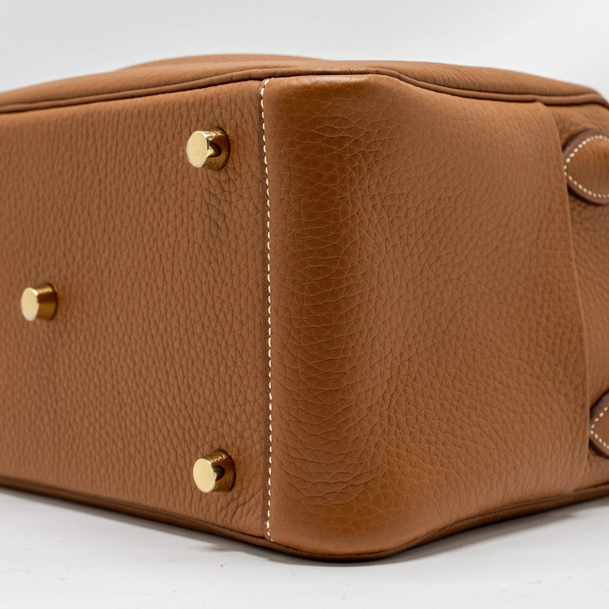 Hermes Lindy 26 Clemence Gold GHW Stamp U - Image 8