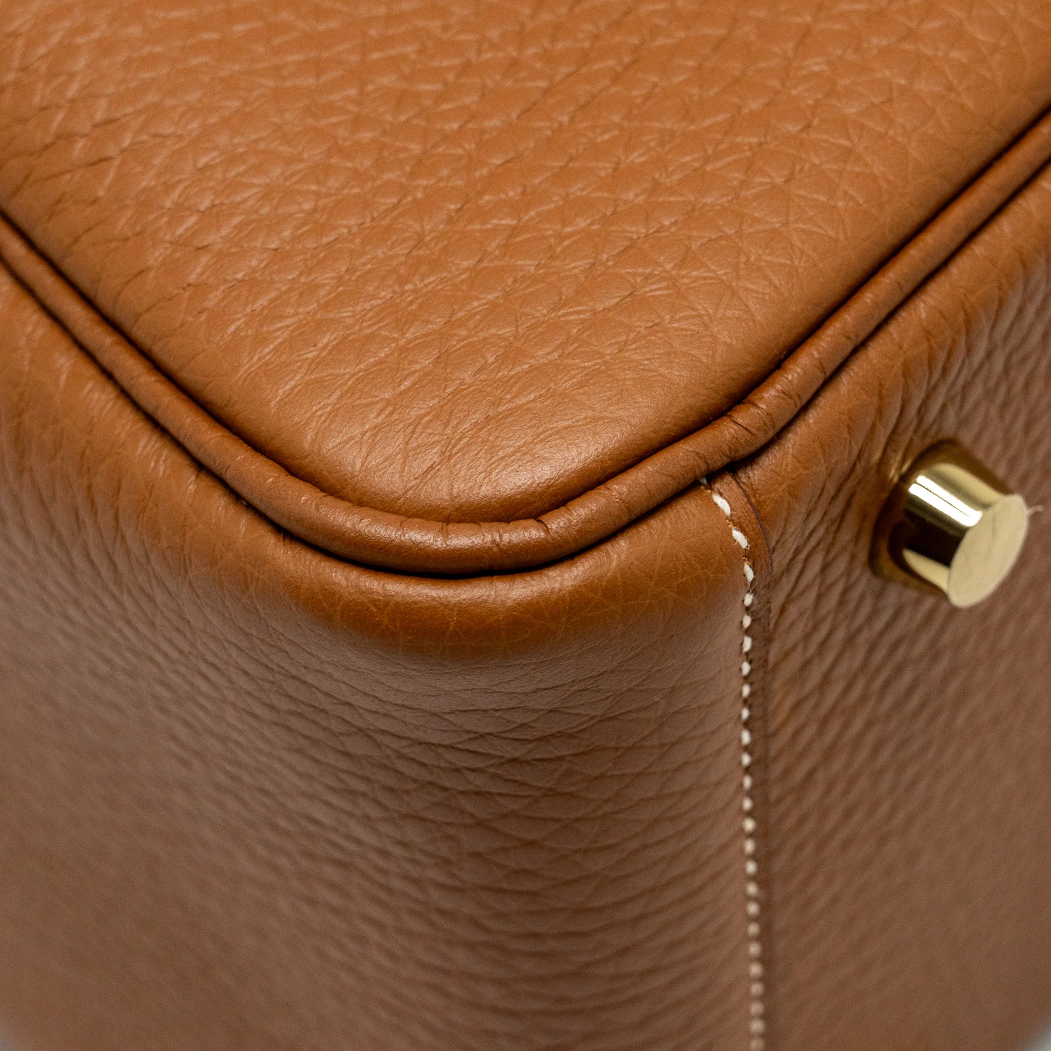 Hermes Lindy 26 Clemence Gold GHW Stamp U - Image 9