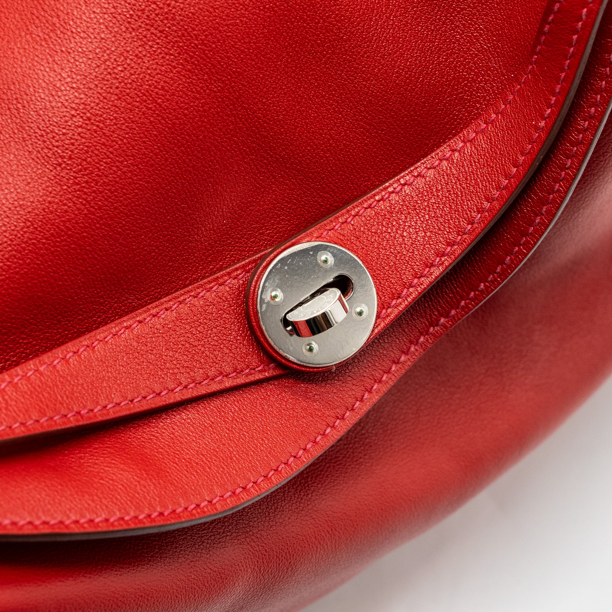 Hermes lindy 30 swift red SHW stamp X - Image 12