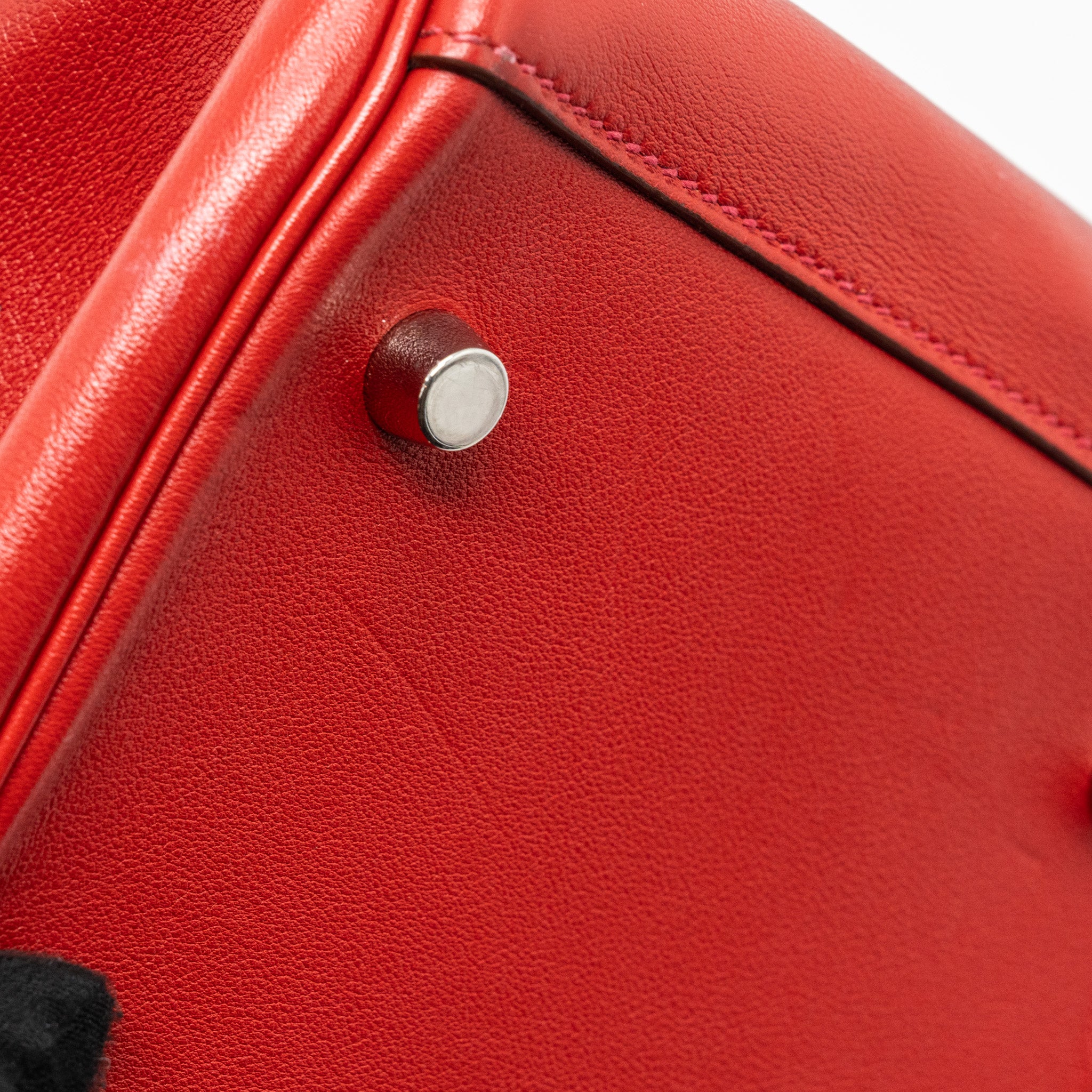 Hermes lindy 30 swift red SHW stamp X - Image 13