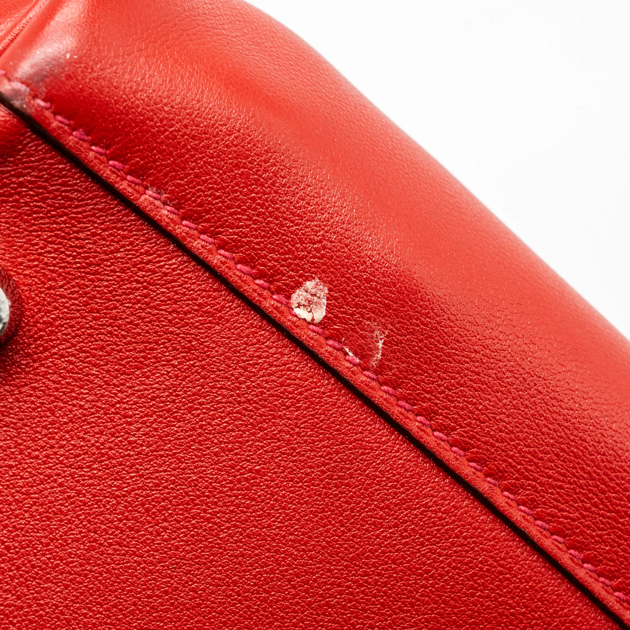 Hermes lindy 30 swift red SHW stamp X - Image 14