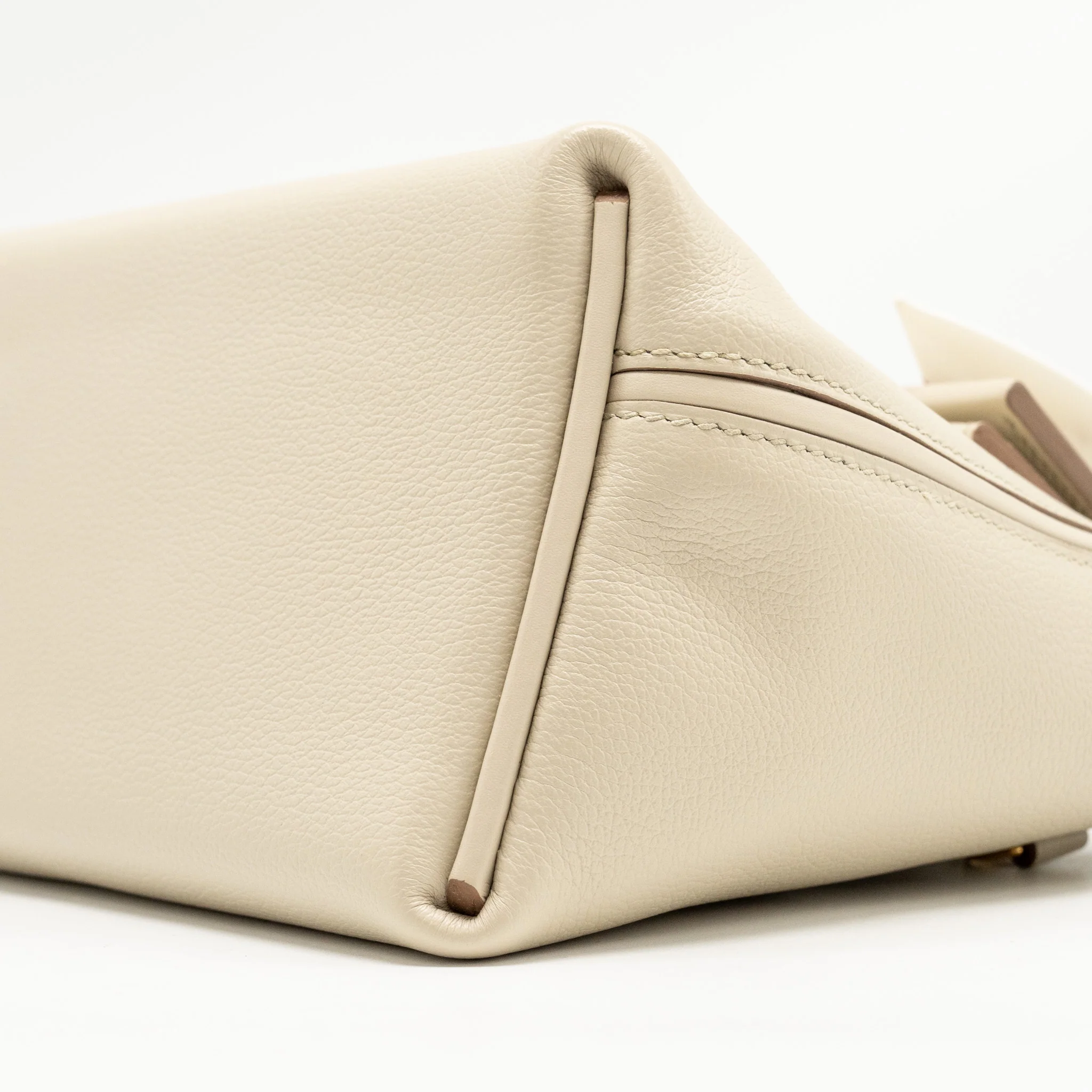 Hermes Mini 24/24 2424-21 Bag Evercolor/ Swift Beton GHW Stamp B - Image 7
