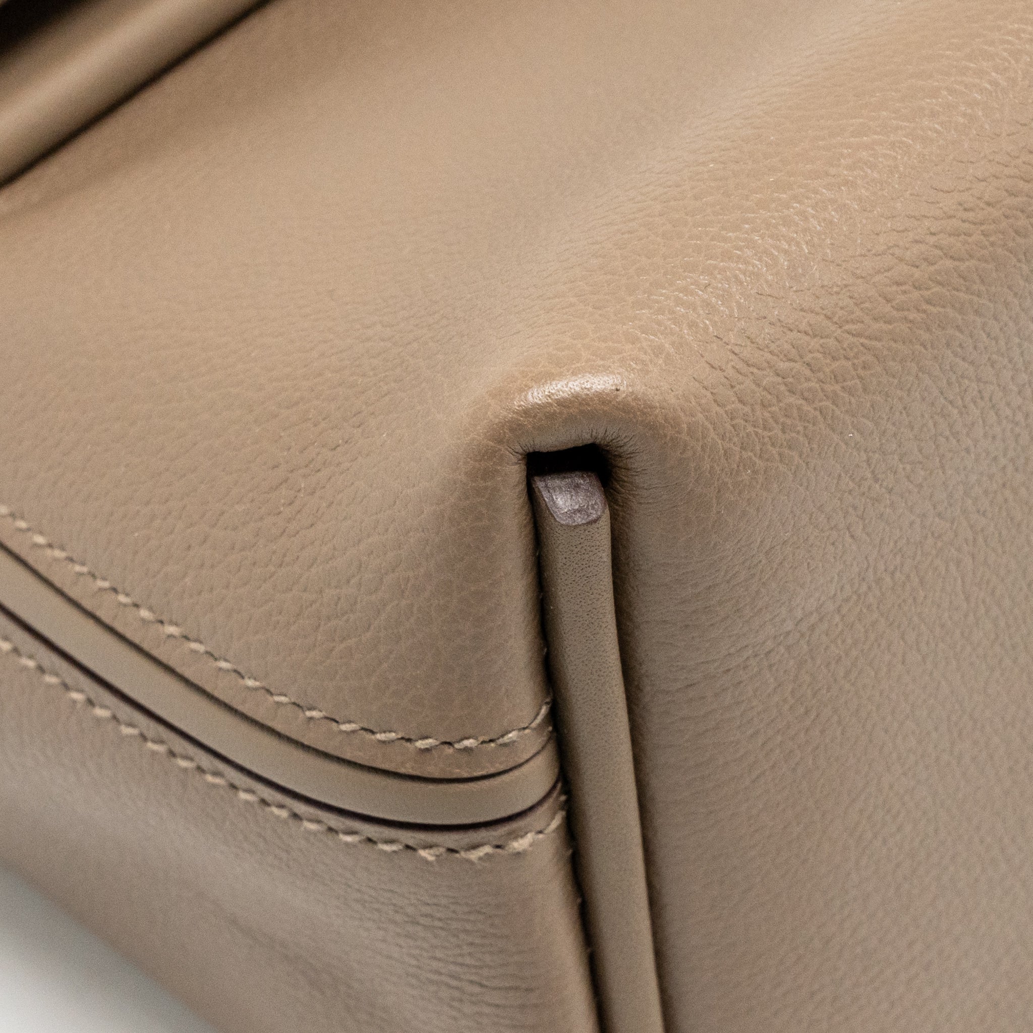 Hermes MINI 24/24 2424-21 BAG Evercolor/Swift Etoupe SHW Stamp B - Image 9