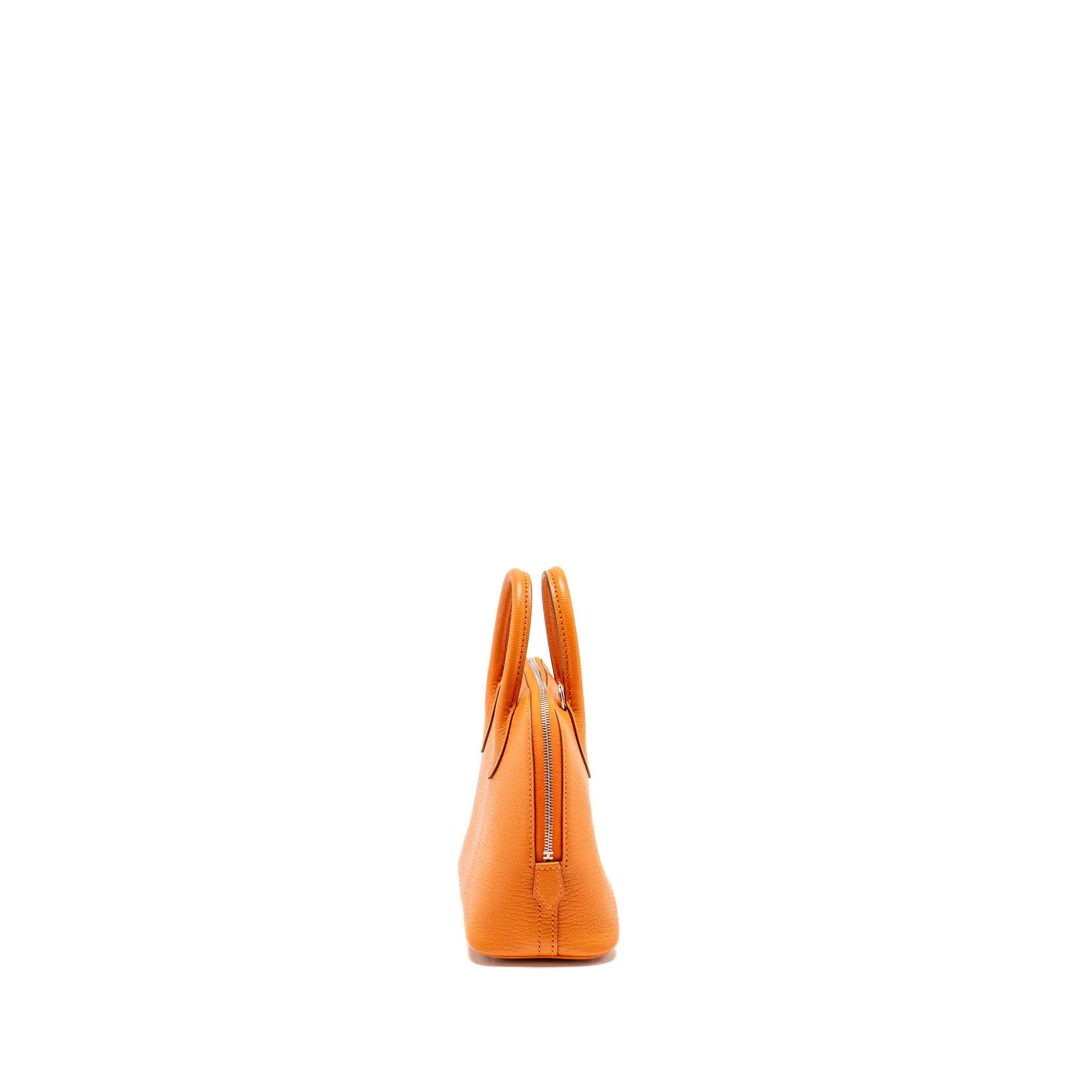 Hermes Mini Bolide Chèvre Mysore Orange SHW Stamp W - Image 3