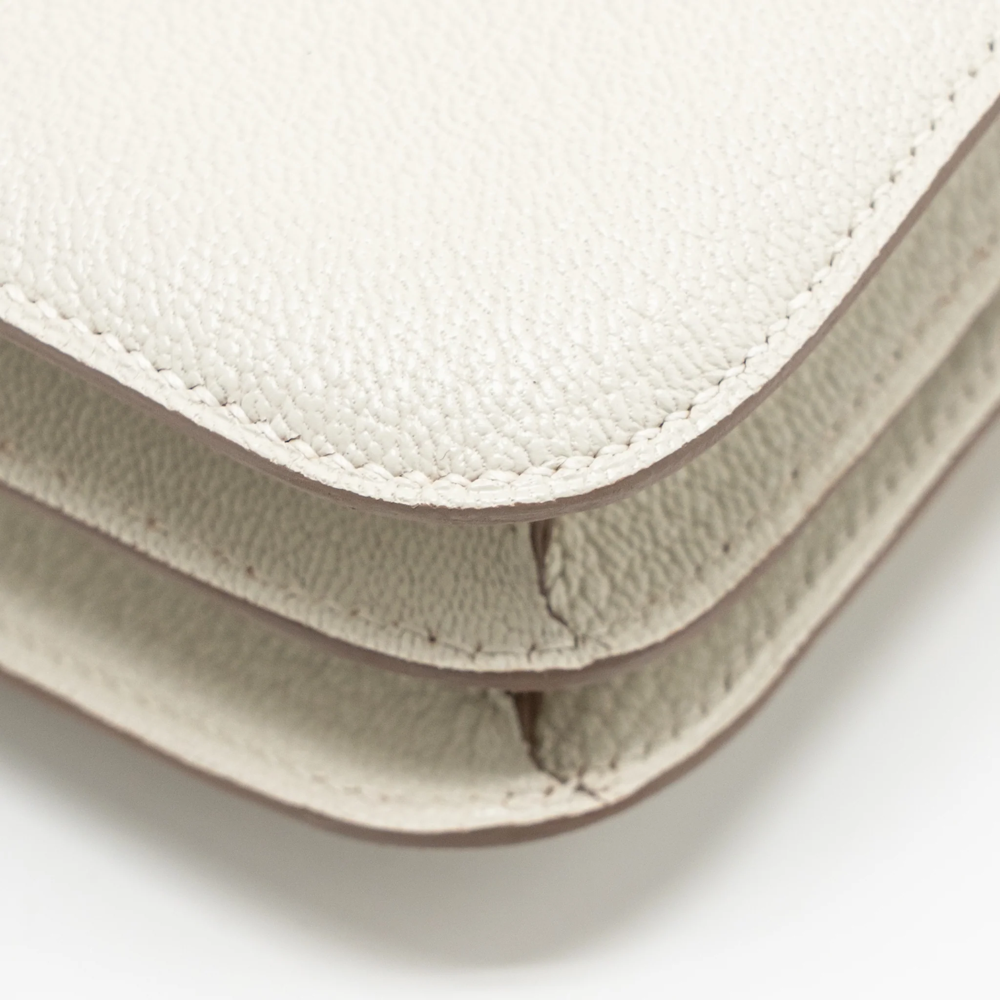 Hermes Mini Constance Chèvre Mysore Mushroom/Biscuit GHW Stamp B - Image 10