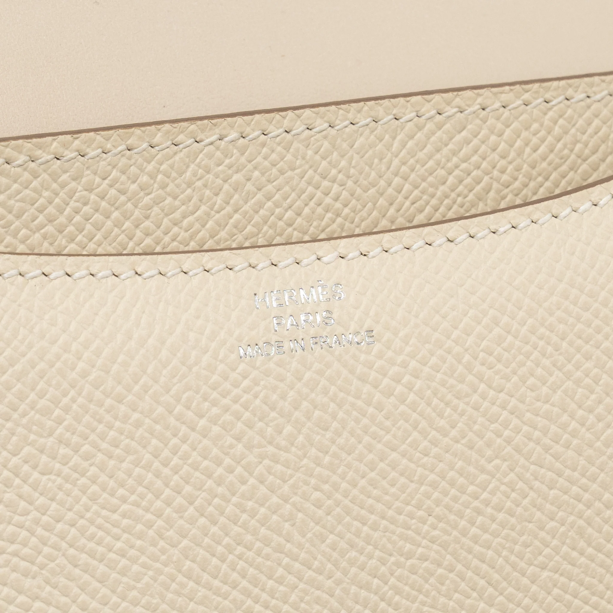 Hermes Mini Constance epsom craie SHW stamp U - Image 17