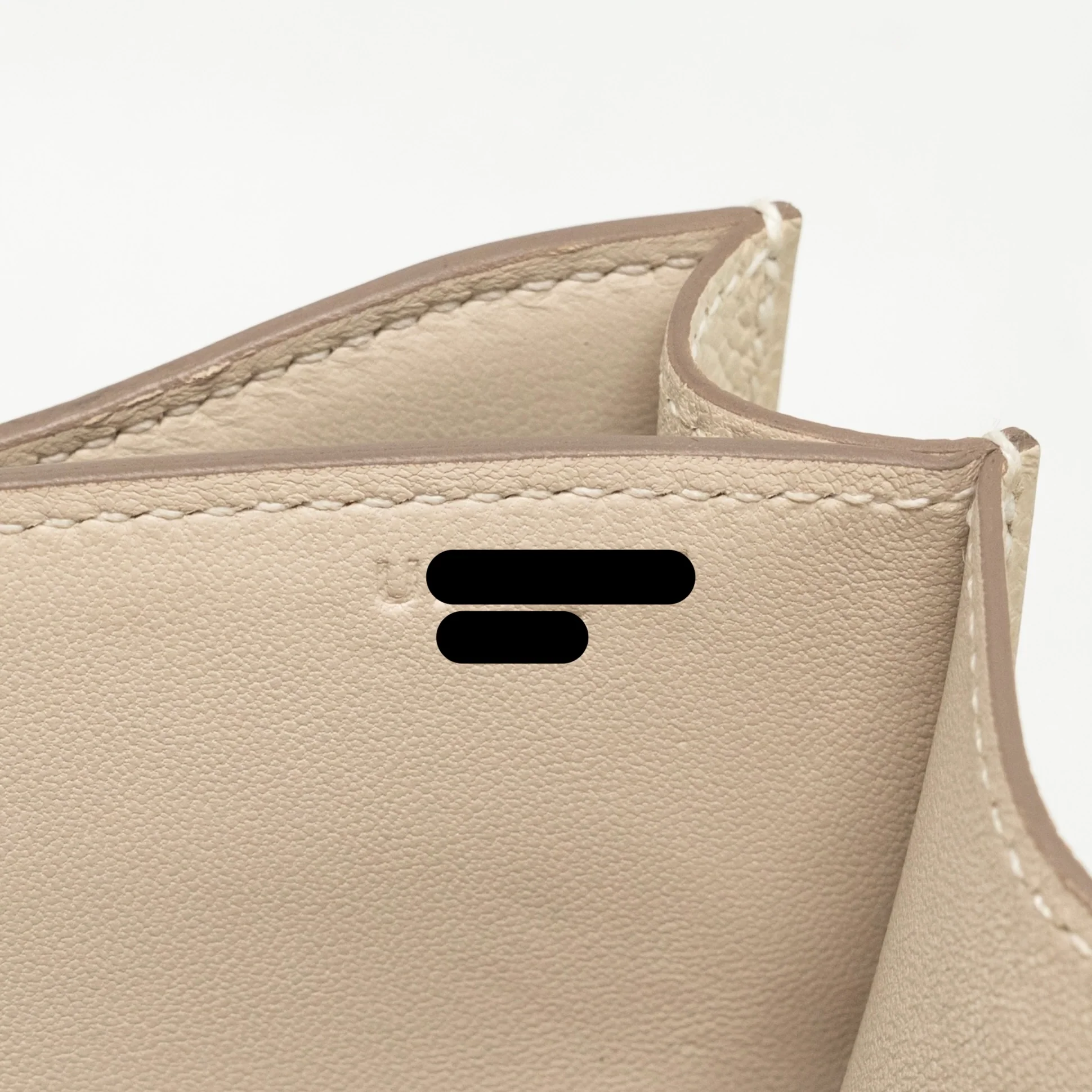 Hermes Mini Constance epsom craie SHW stamp U - Image 19