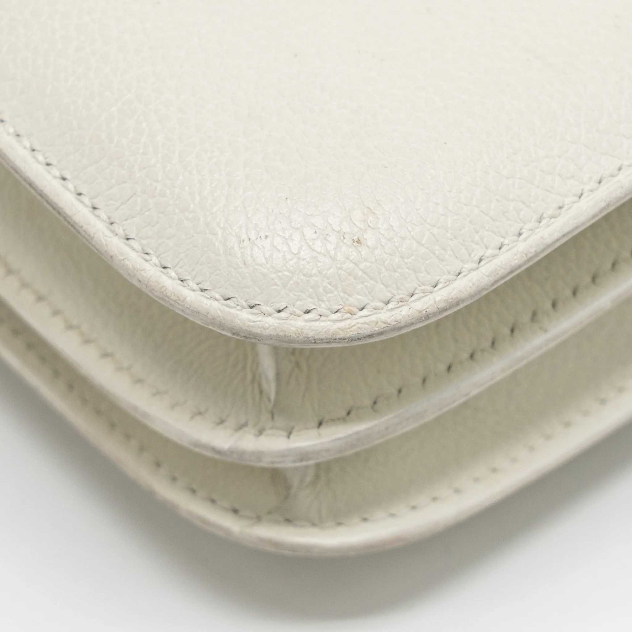 Hermes Mini Constance Epsom Blanc SHW Stamp D - Image 11