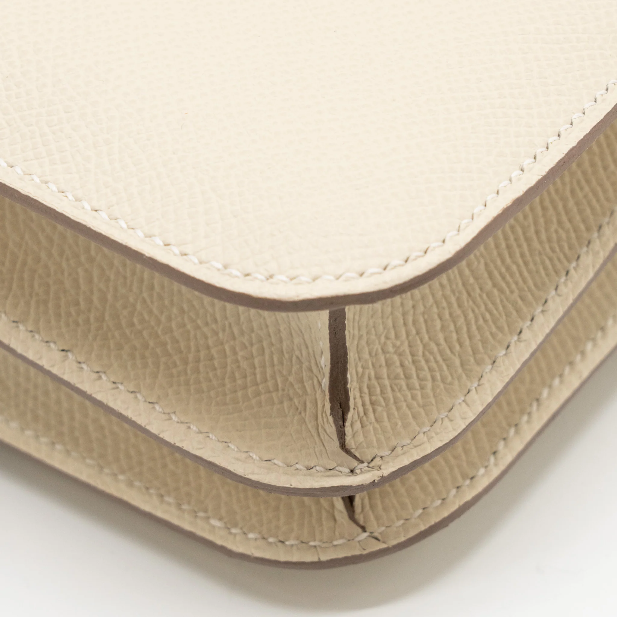 Hermes Mini Constance Epsom craie LGHW Stamp W - Image 11