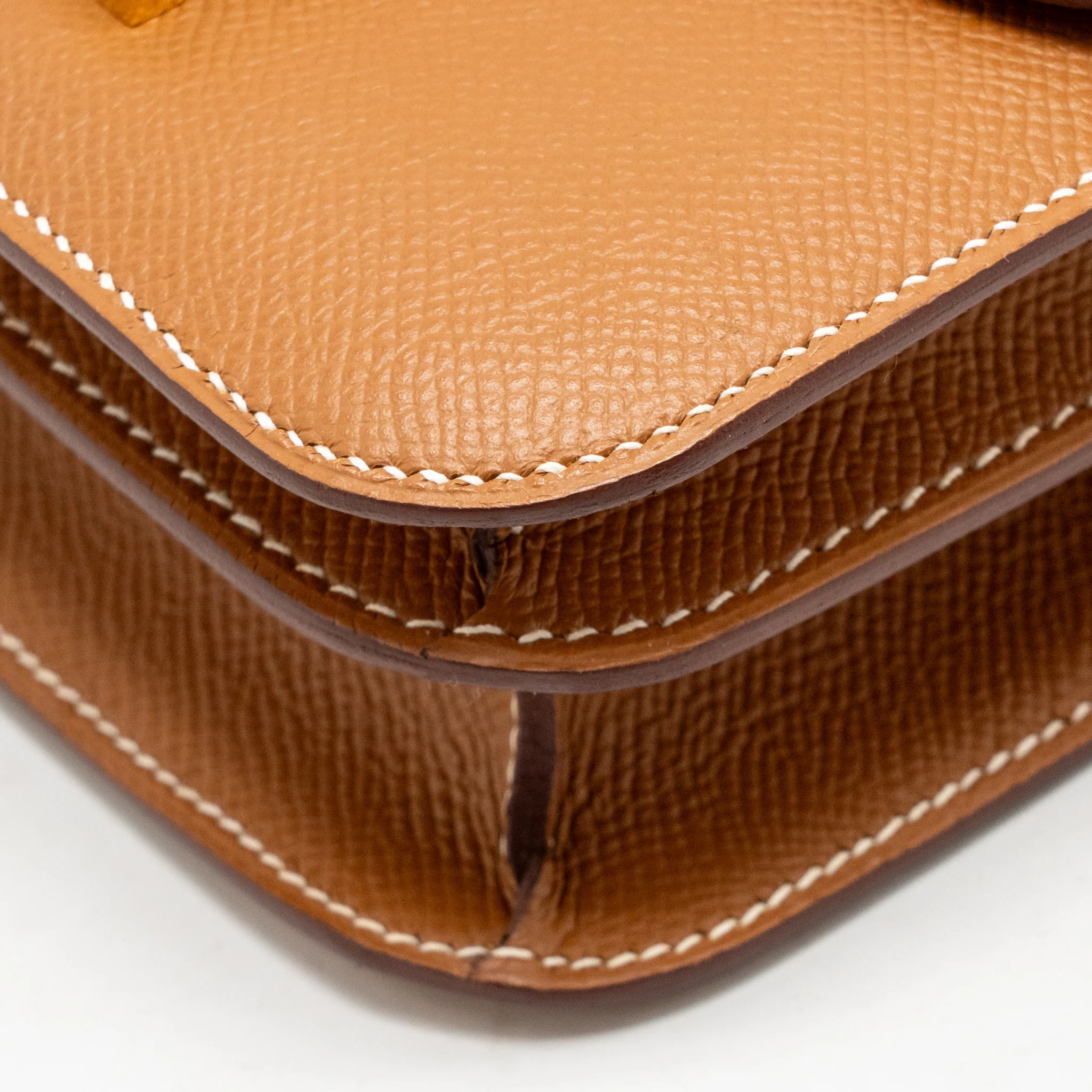 Hermes Mini Constance Epsom Gold GHW Stamp Y - Image 10