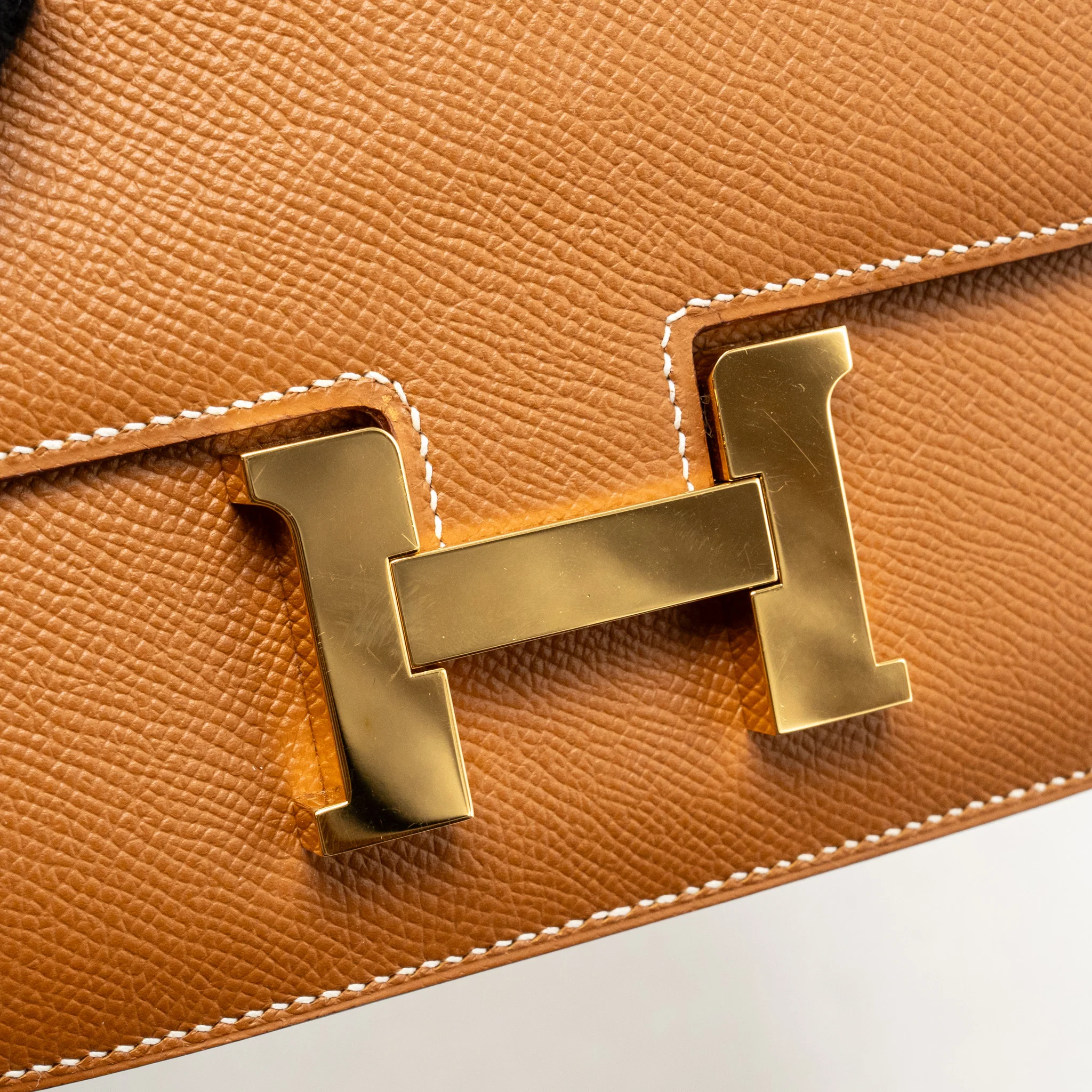 Hermes Mini Constance Epsom Gold GHW Stamp Y - Image 13