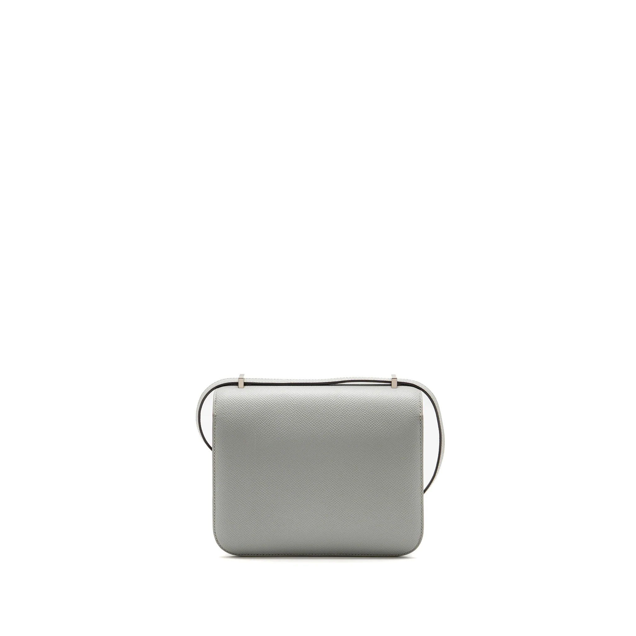 Hermes Mini Constance Epsom Gris Mouette SHW Stamp C - Image 2