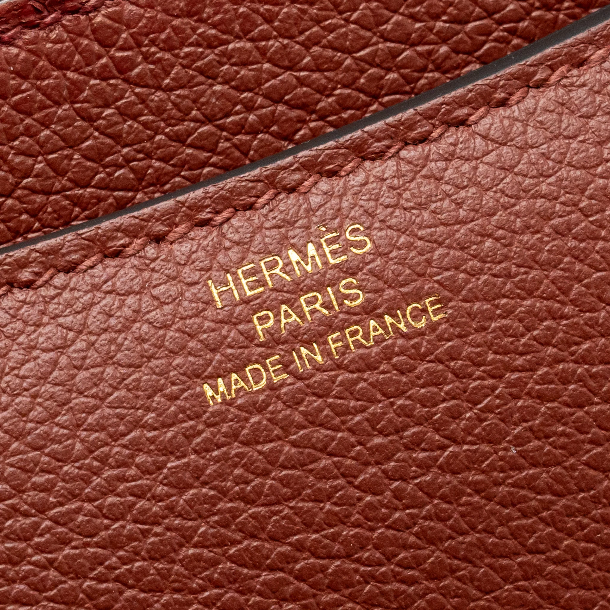 Hermes Mini Constance Evercolor Rouge H GHW Stamp Z - Image 15