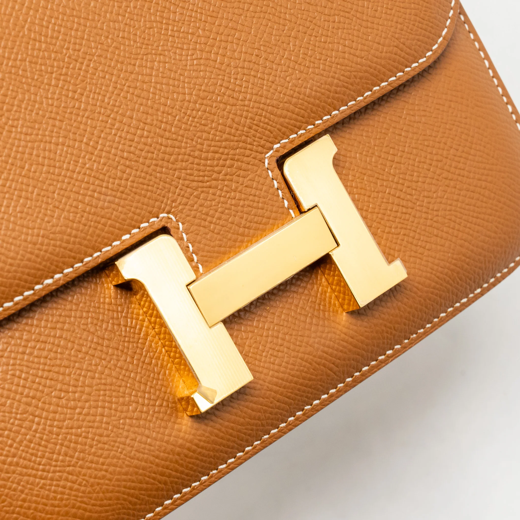 Hermes Mini Constance Epsom Gold GHW Stamp Z - Image 13