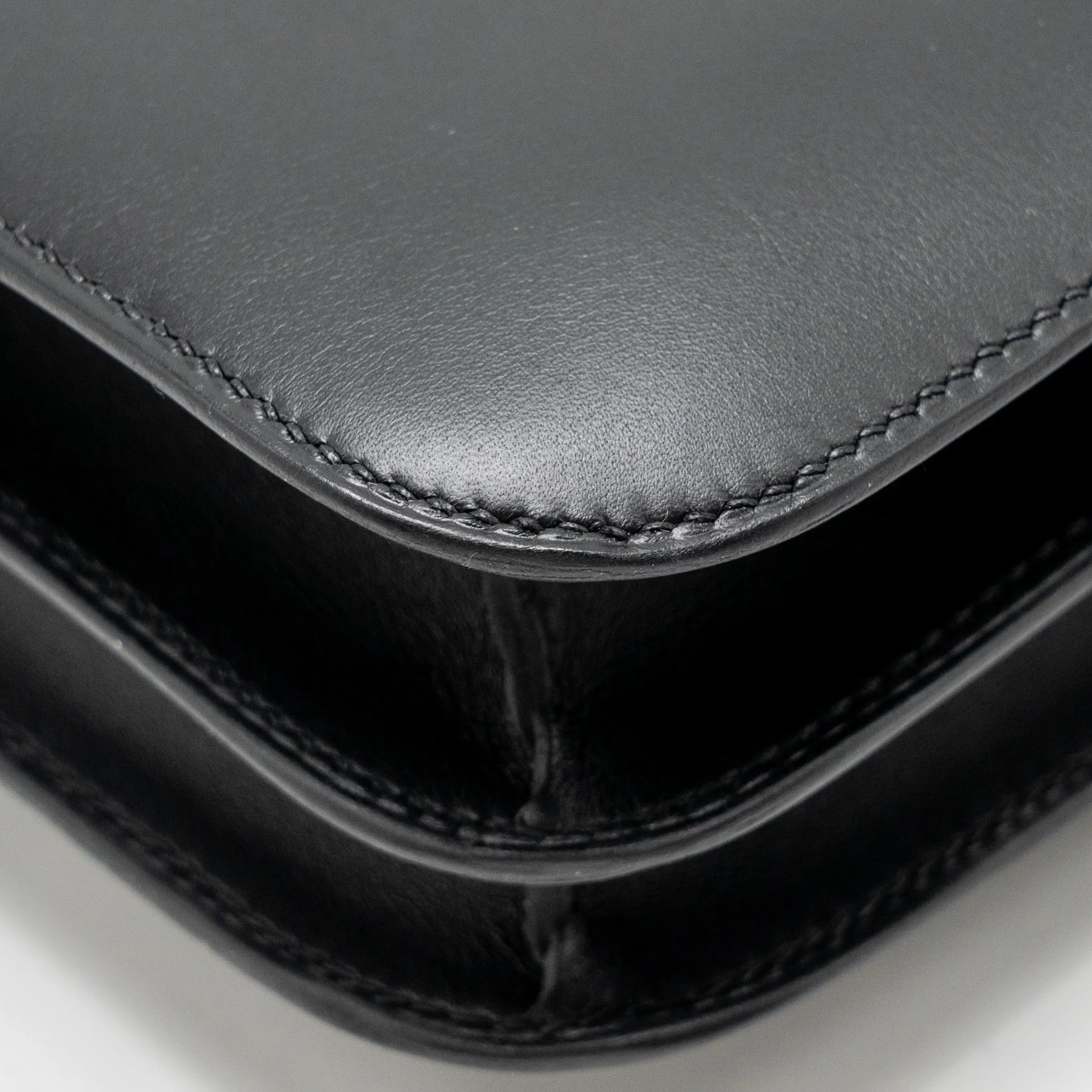 Hermes Mini Constance Studio Disco Limited Monsieur Leather Black SHW Stamp Z - Image 11