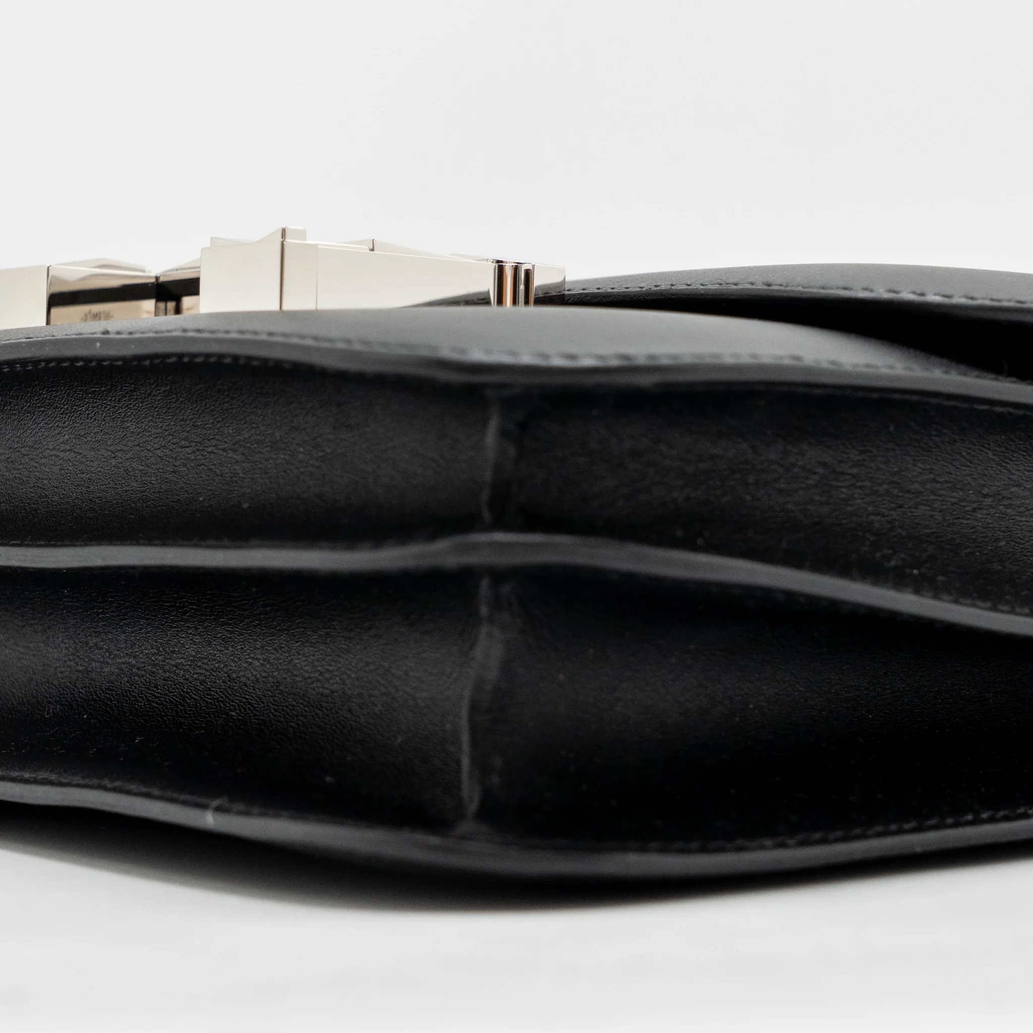 Hermes Mini Constance Studio Disco Limited Monsieur Leather Black SHW Stamp Z - Image 8