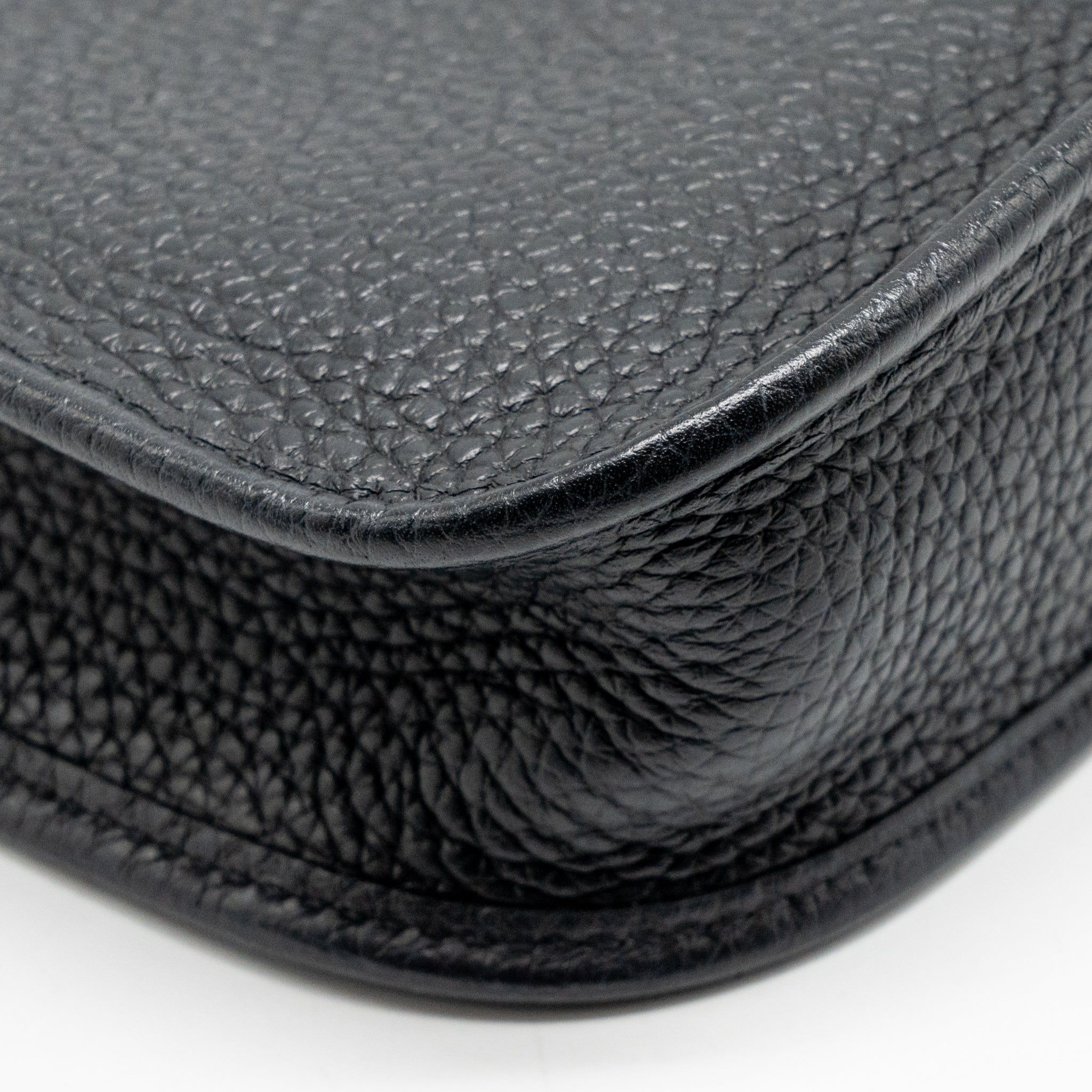 Hermes Mini Evelyne Clemence Black GHW Stamp Z - Image 11