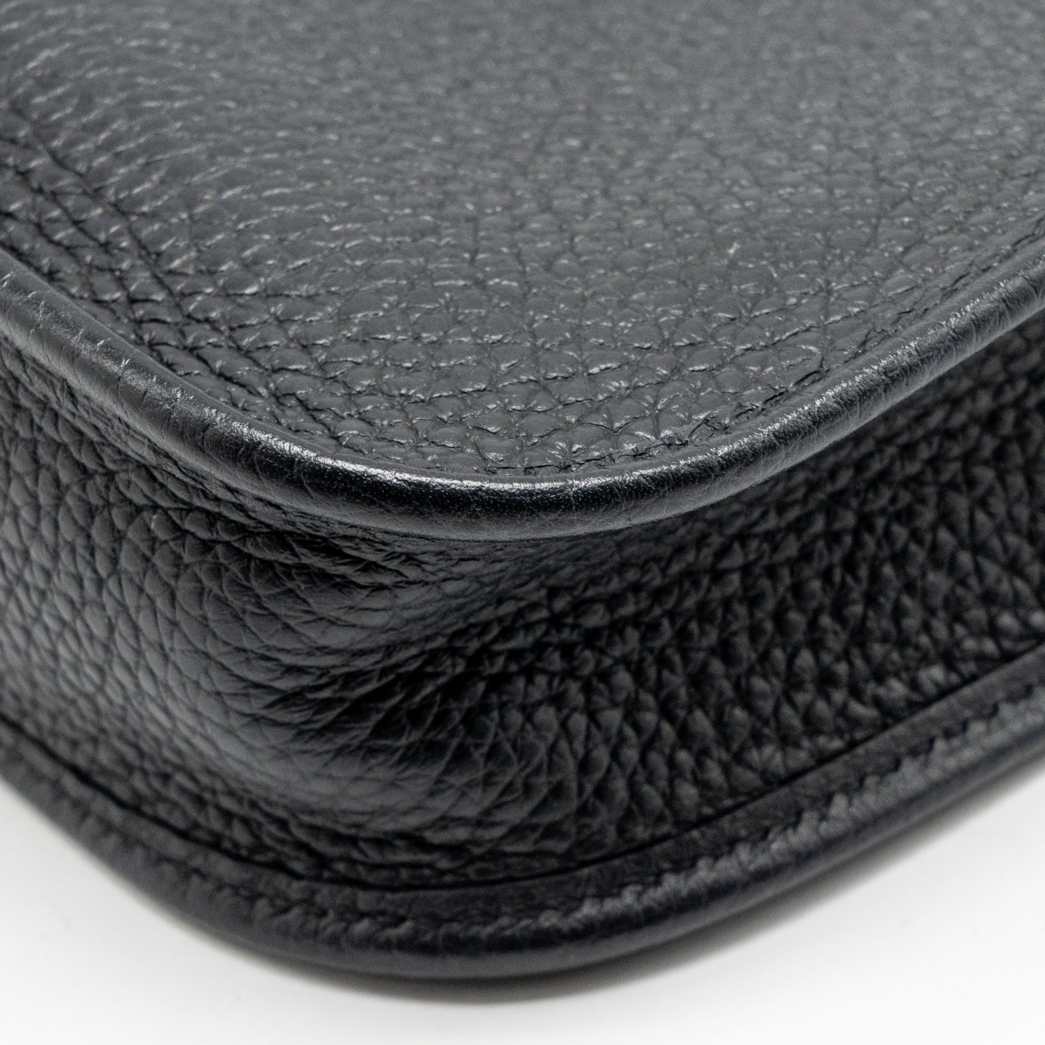 Hermes Mini Evelyne Clemence Black GHW Stamp Z - Image 12