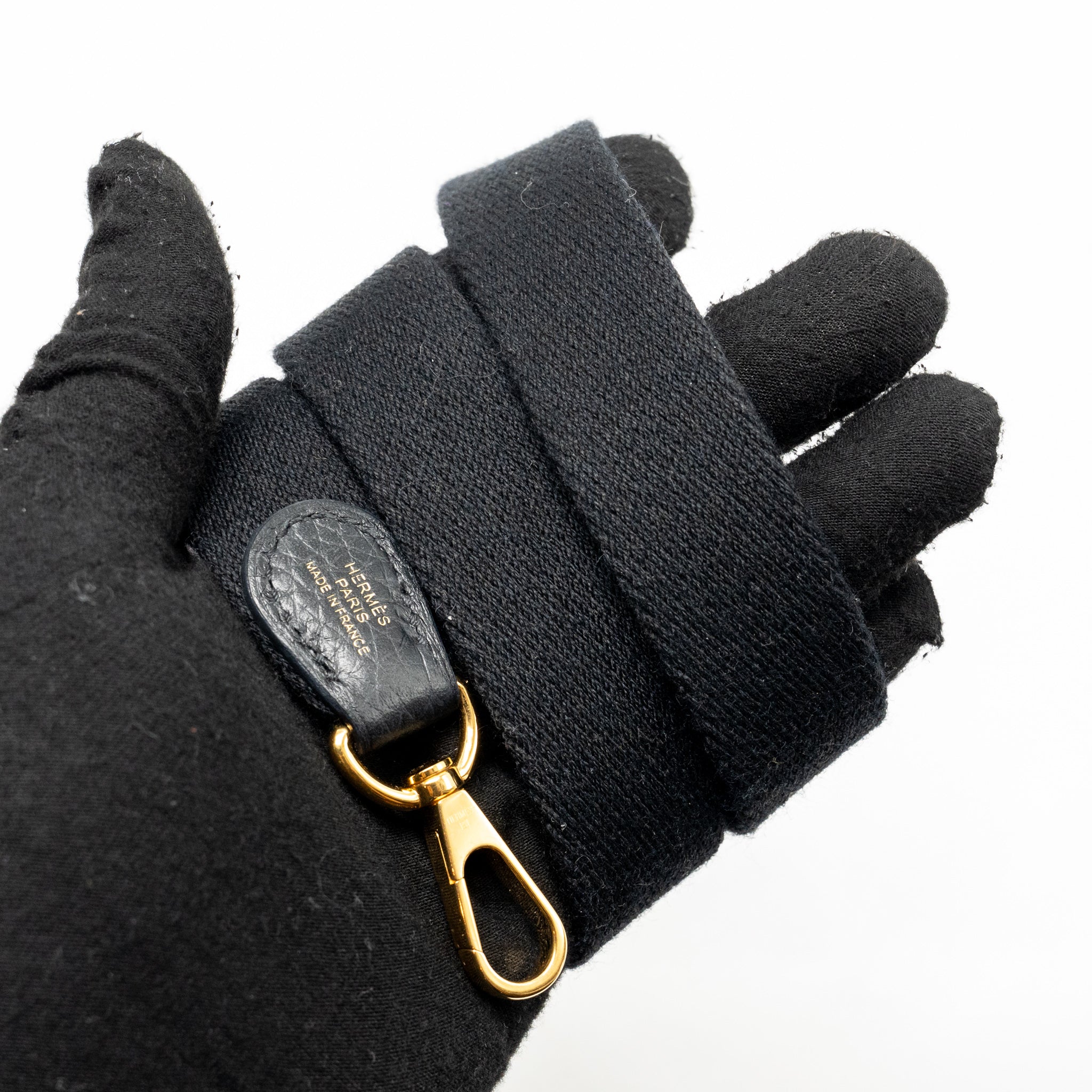 Hermes Mini Evelyne Clemence Black GHW Stamp Z - Image 16
