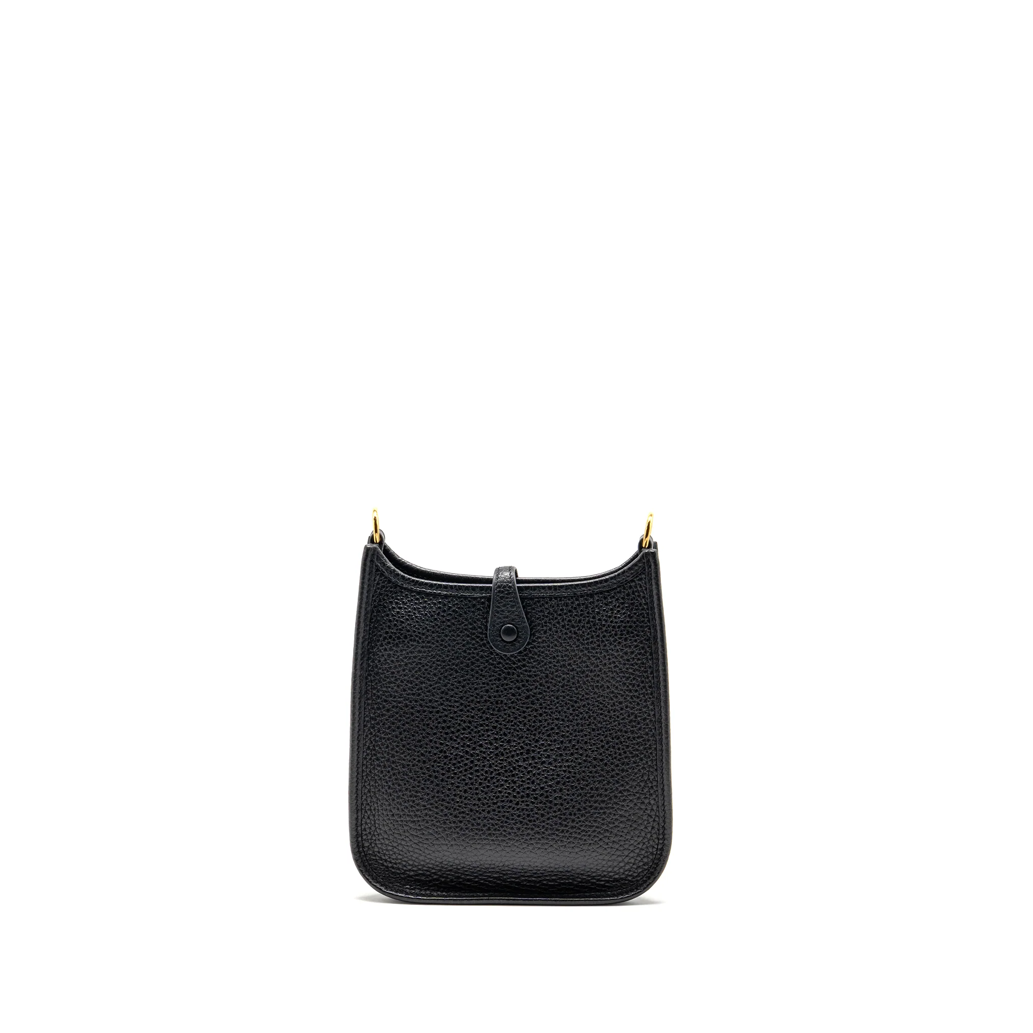 Hermes Mini Evelyne Clemence Black GHW Stamp Z - Image 2