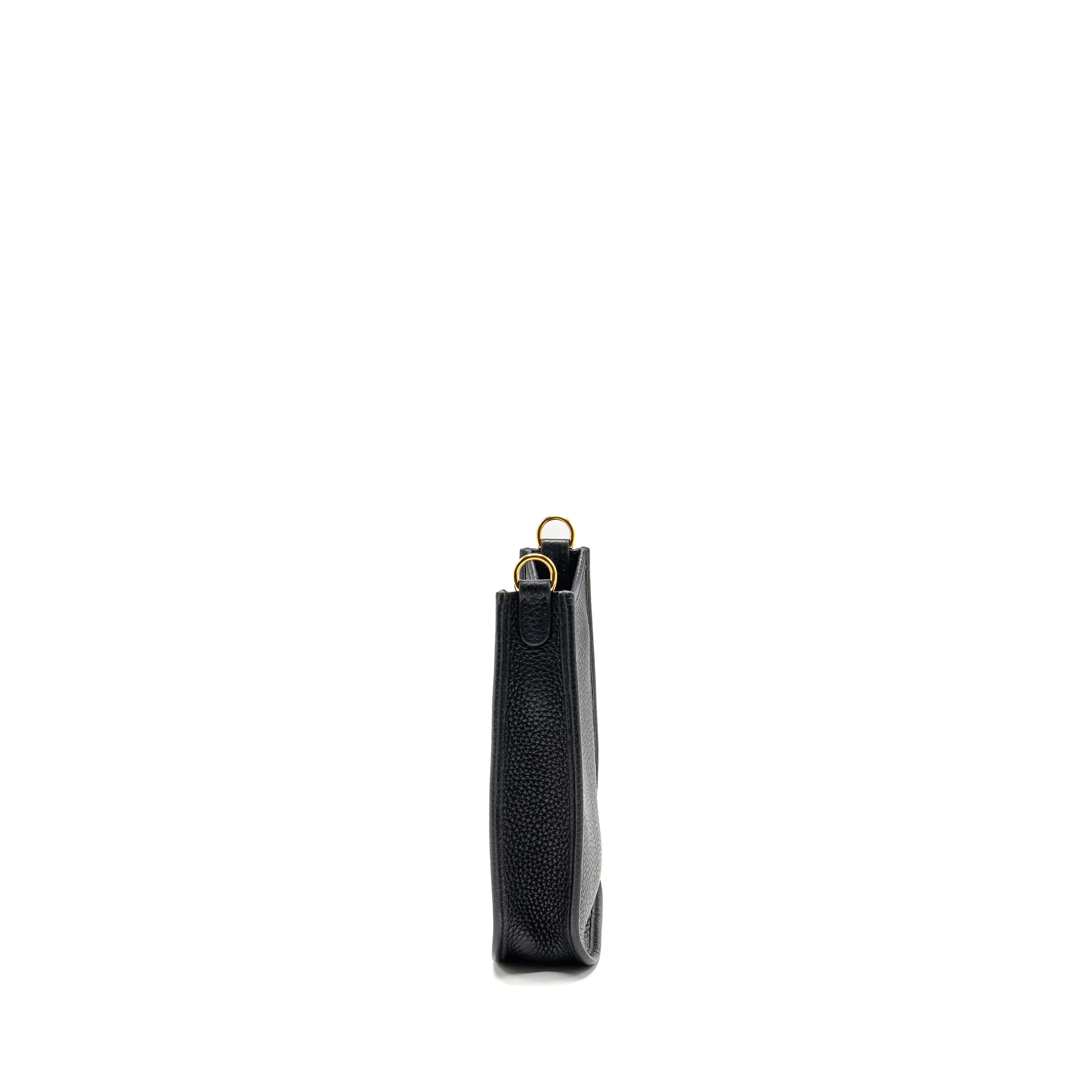 Hermes Mini Evelyne Clemence Black GHW Stamp Z - Image 4