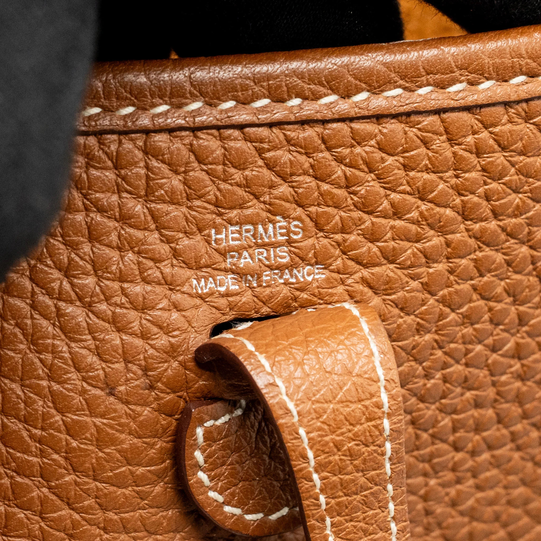 Hermes Mini Evelyne clemence gold SHW stamp Y - Image 14