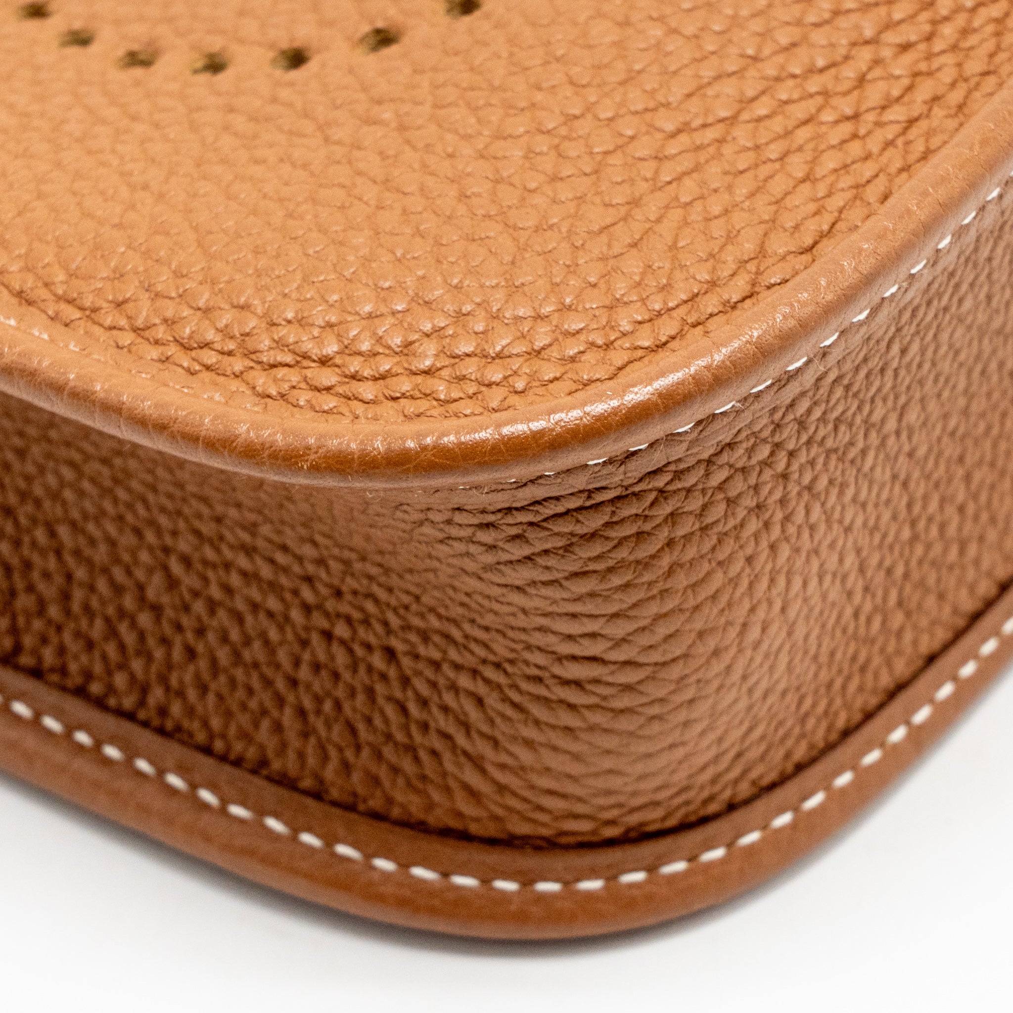 Hermes mini evelyne Taurillon Maurice gold SHW stamp U - Image 9