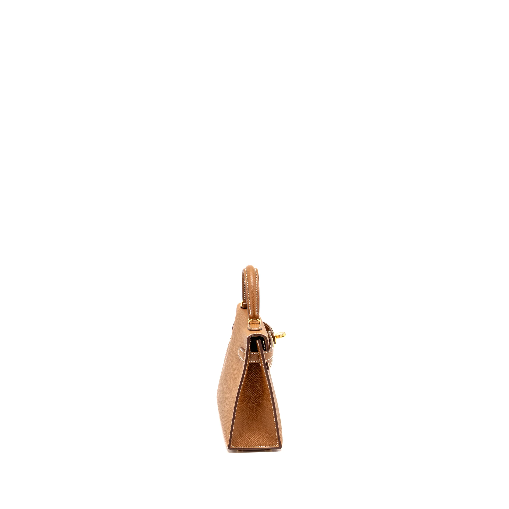 Hermes mini kelly II epsom Gold GHW stamp K - Image 3