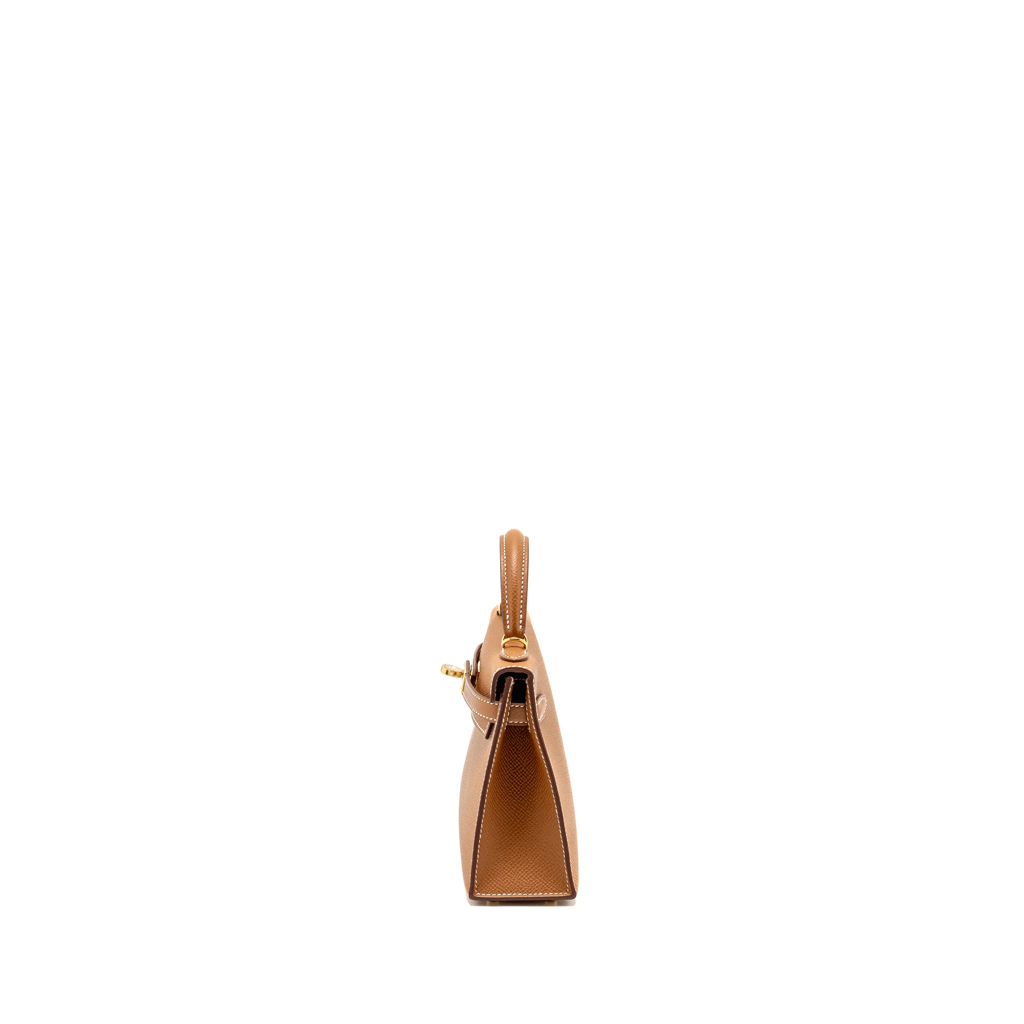 Hermes mini kelly II epsom Gold GHW stamp K - Image 4