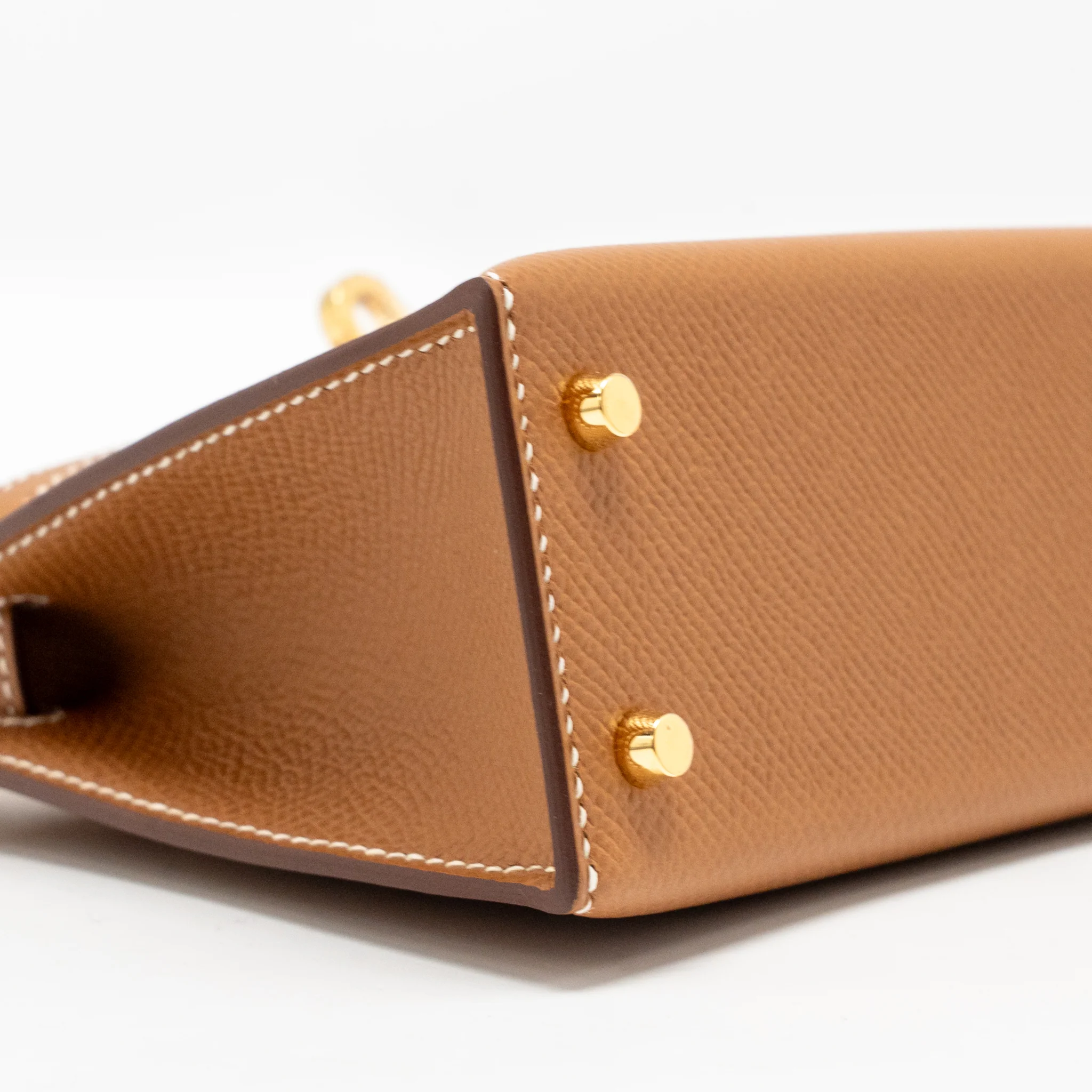 Hermes mini kelly II epsom Gold GHW stamp K - Image 7
