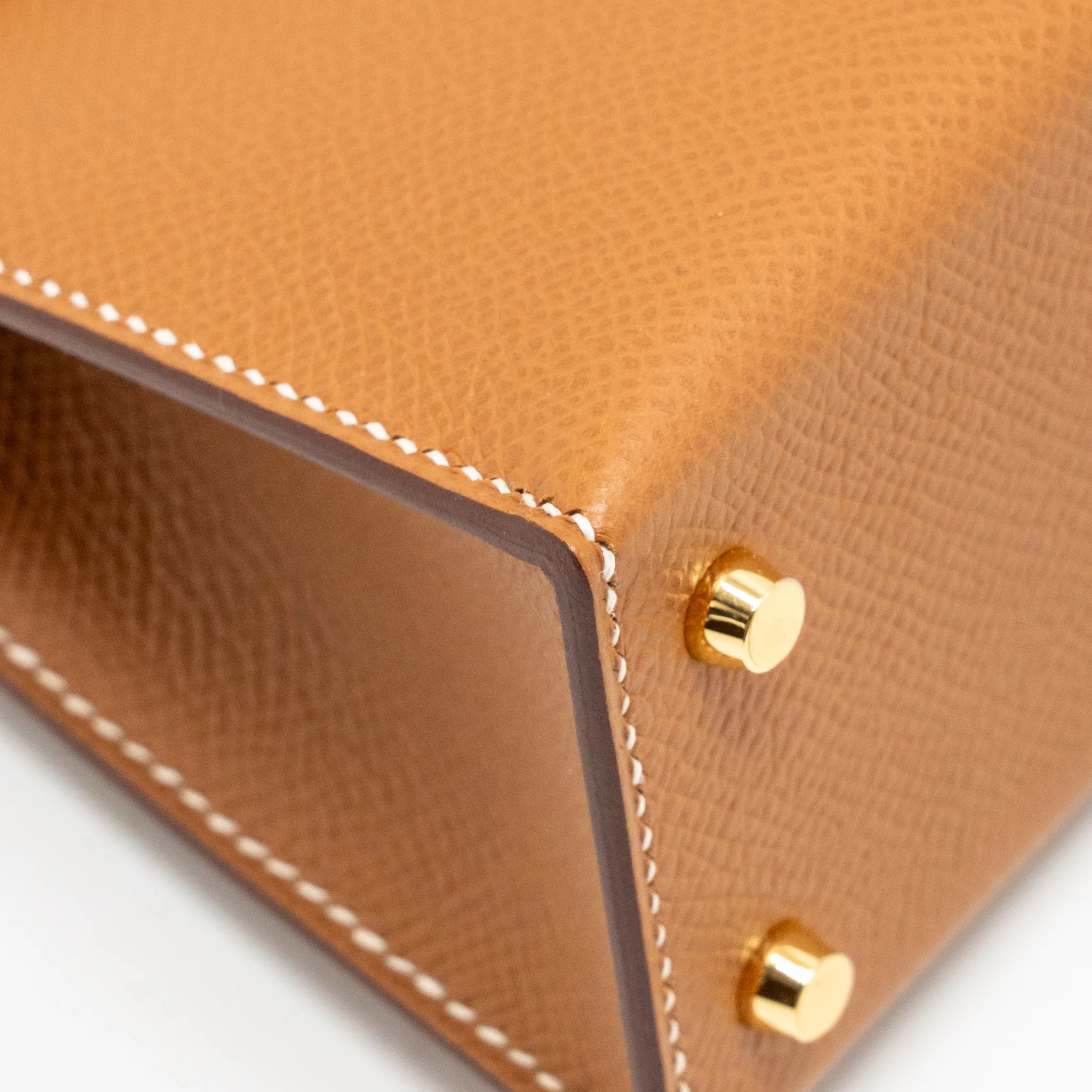 Hermes mini kelly II epsom Gold GHW stamp K - Image 9