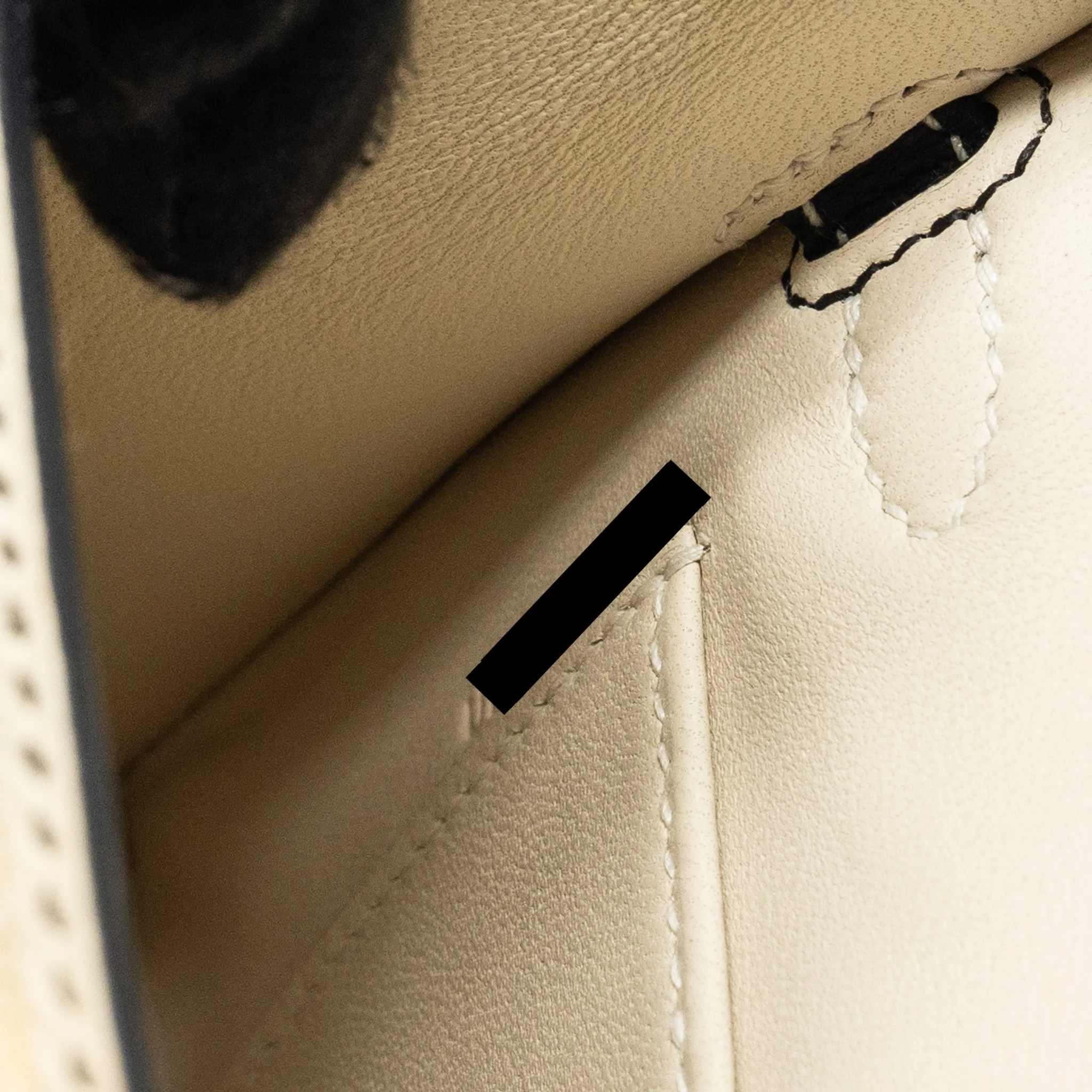 Hermes Mini Kelly Special Order Epsom Nata/Black GHW Stamp U - Image 17