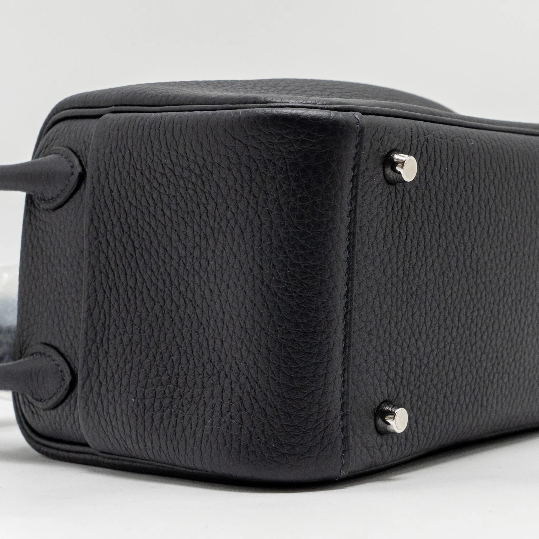 Hermes Mini Lindy Clemence Caban SHW Stamp U - Image 6