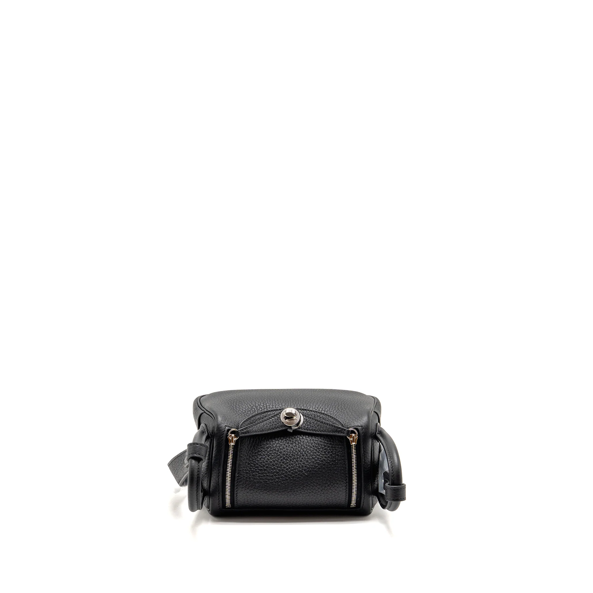 Hermes Mini Lindy II Clemence black SHW stamp G - Image 5