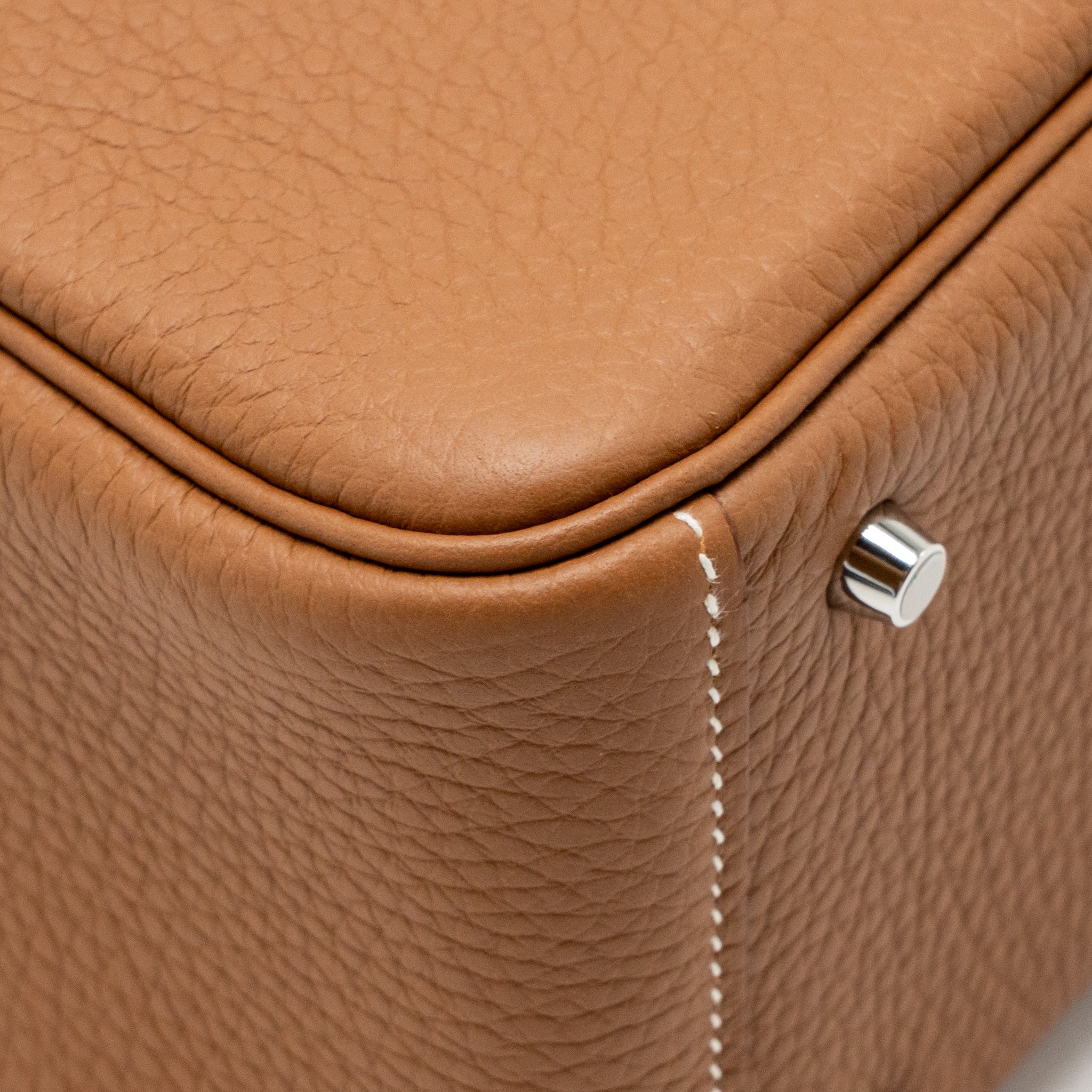 Hermes mini lindy II clemence gold SHW stamp K - Image 11