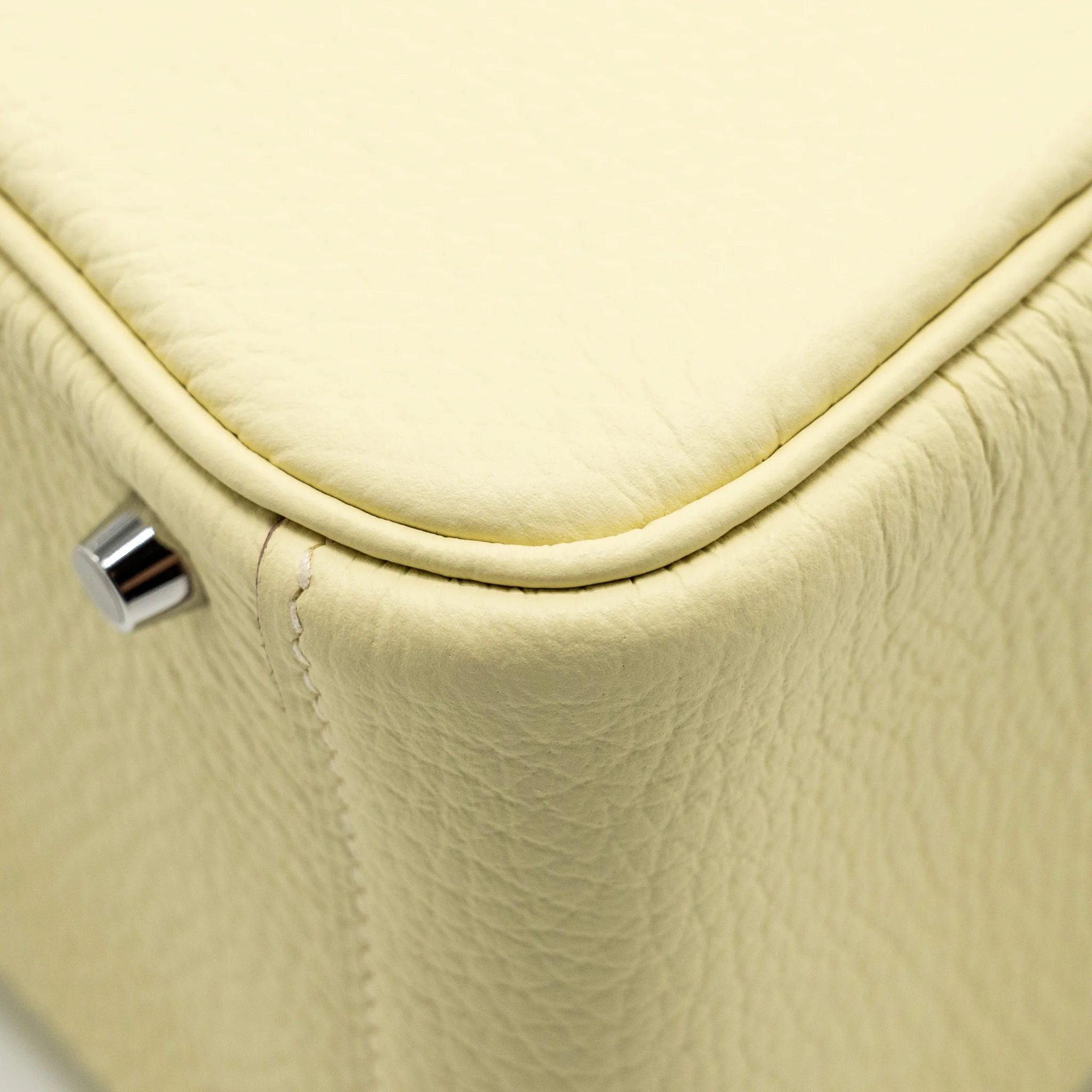 Hermes Mini Lindy II Clemence Jaune Milton SHW STAMP W - Image 10