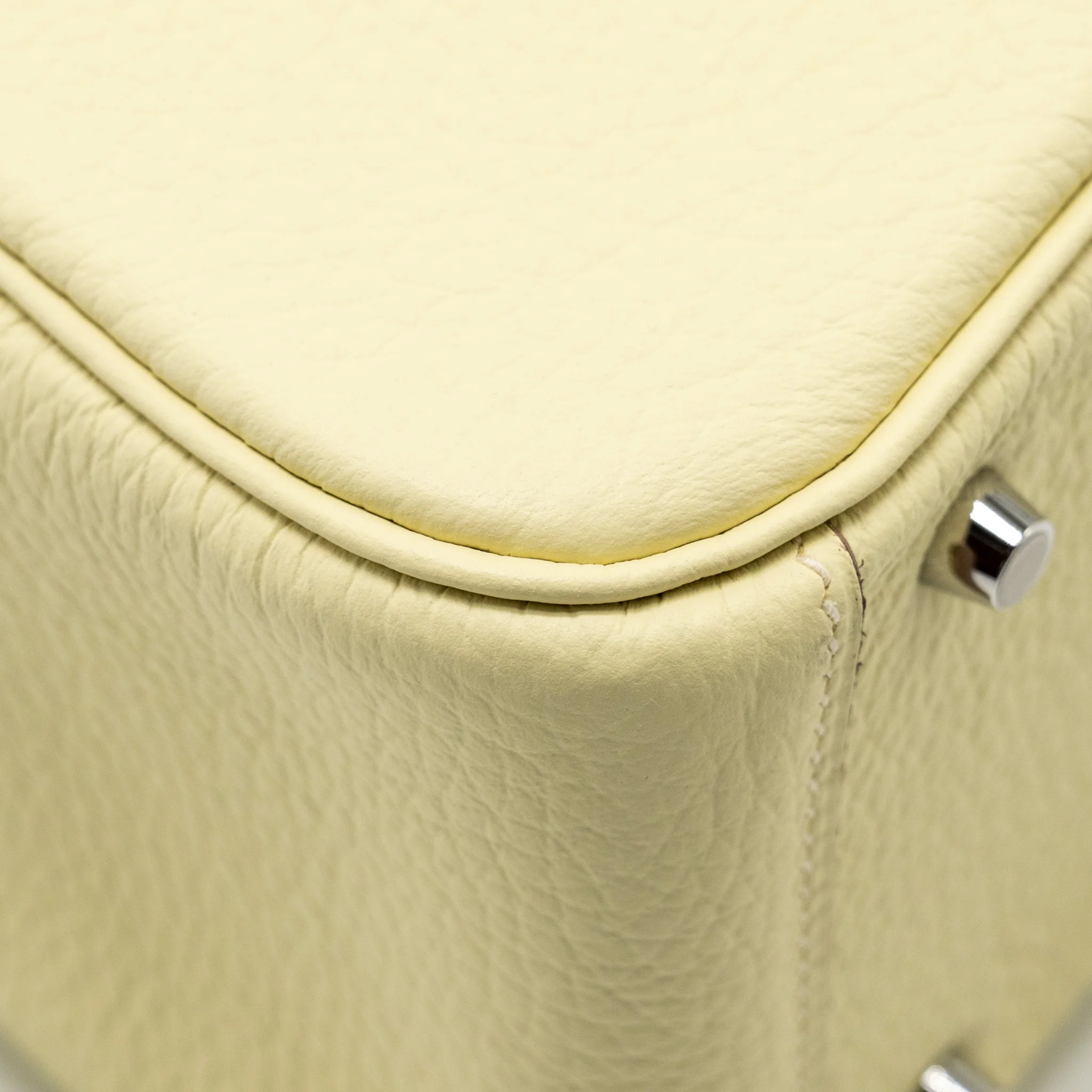 Hermes Mini Lindy II Clemence Jaune Milton SHW STAMP W - Image 11