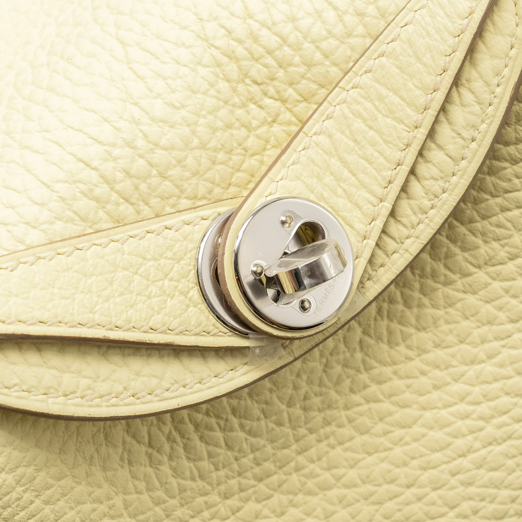 Hermes Mini Lindy II Clemence Jaune Milton SHW STAMP W - Image 12