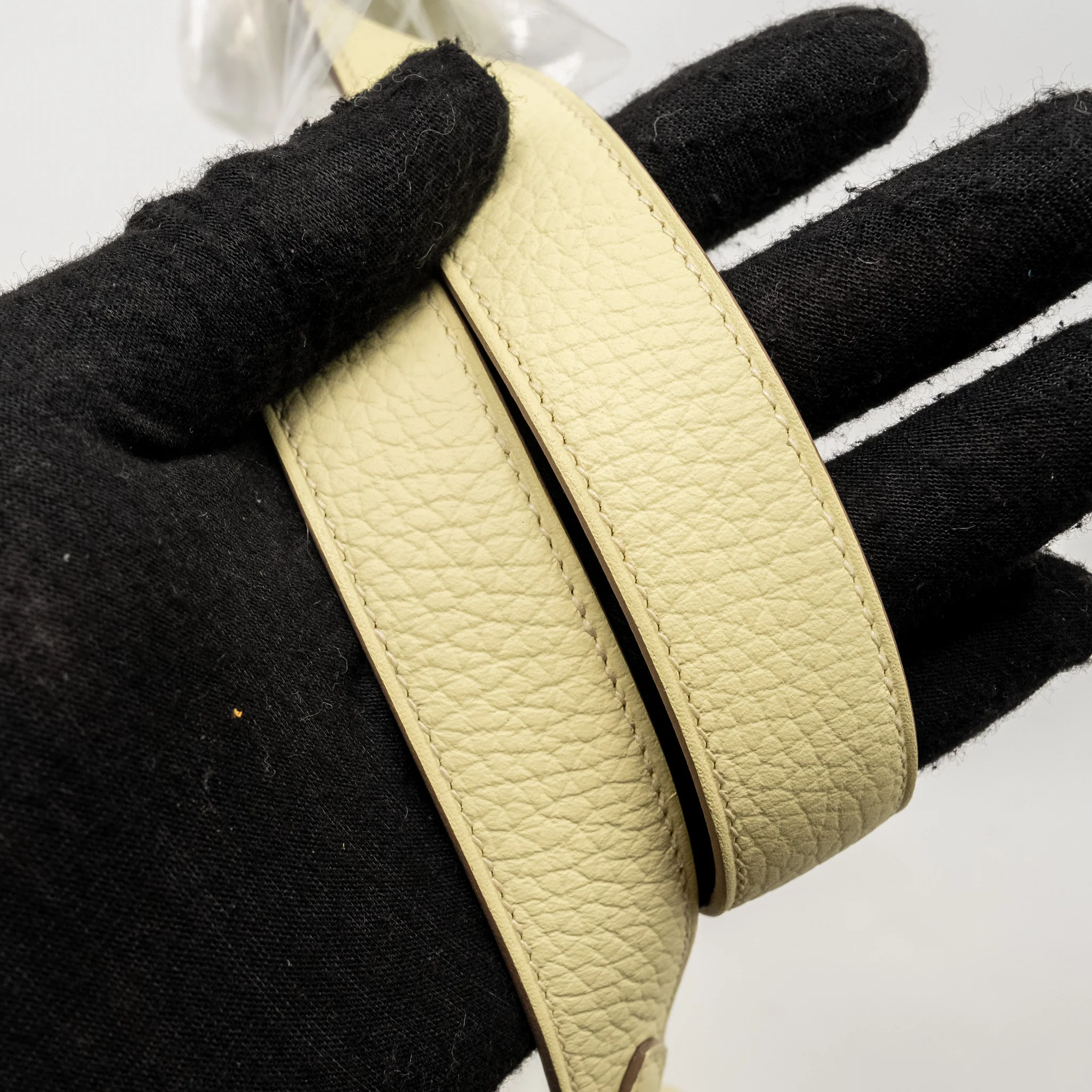 Hermes Mini Lindy II Clemence Jaune Milton SHW STAMP W - Image 17